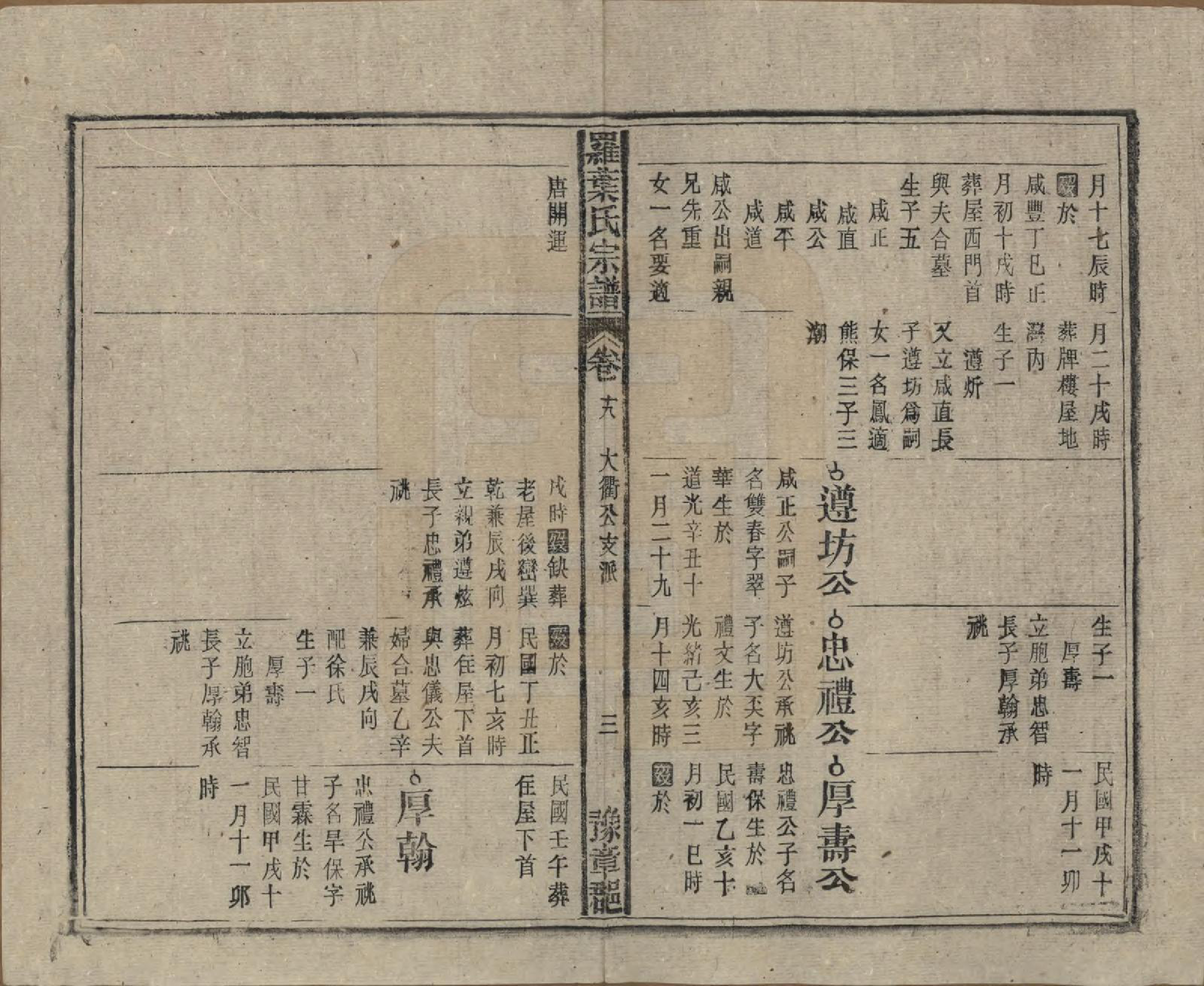 GTJP1034.罗.安徽宿松.宿松县罗叶氏宗谱.民国32年[1943]_018.pdf_第3页