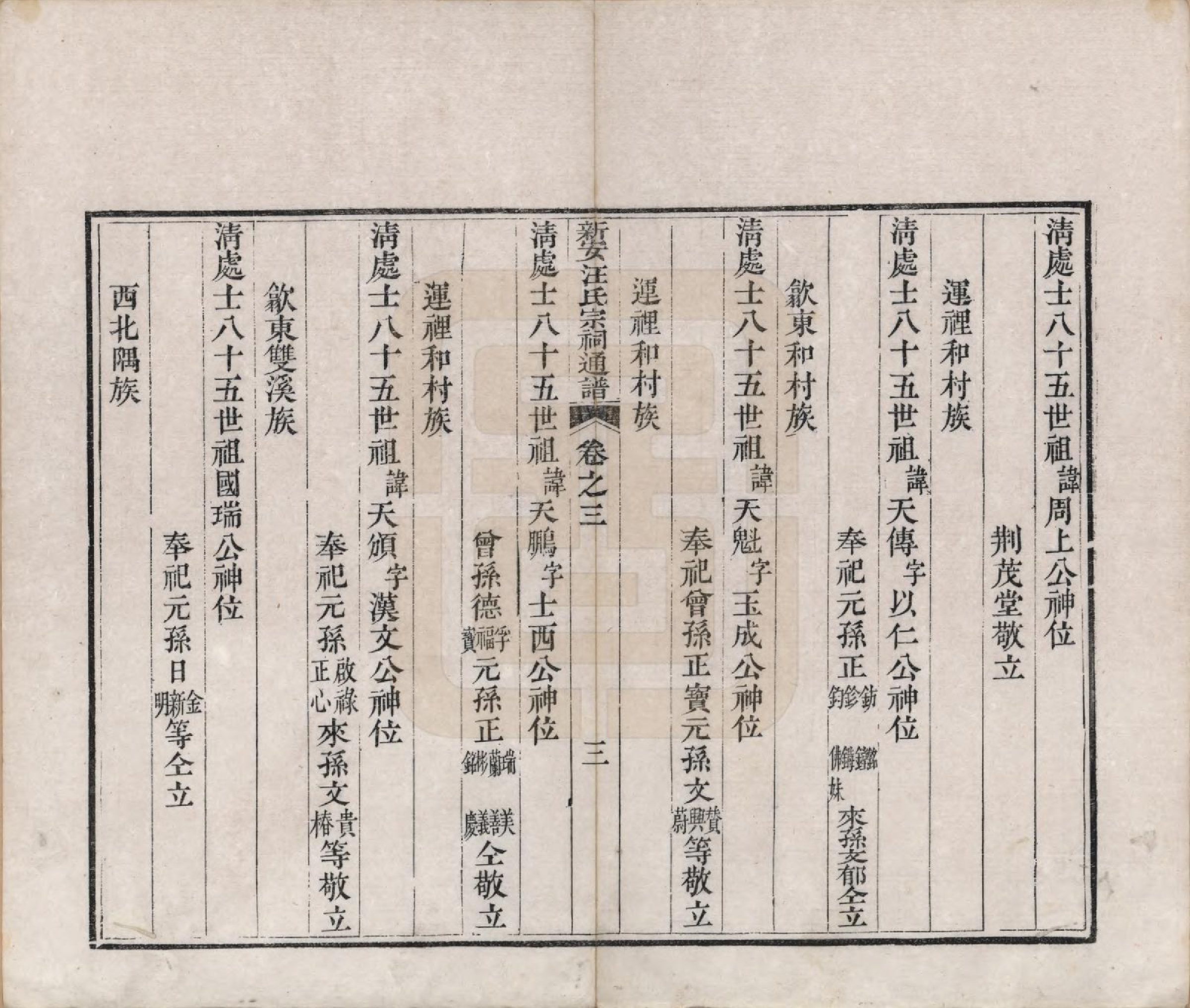 GTJP1464.汪.安徽新安.新安汪氏宗祠通谱四卷首一卷末一卷.清道光二十年（1840）_003.pdf_第3页