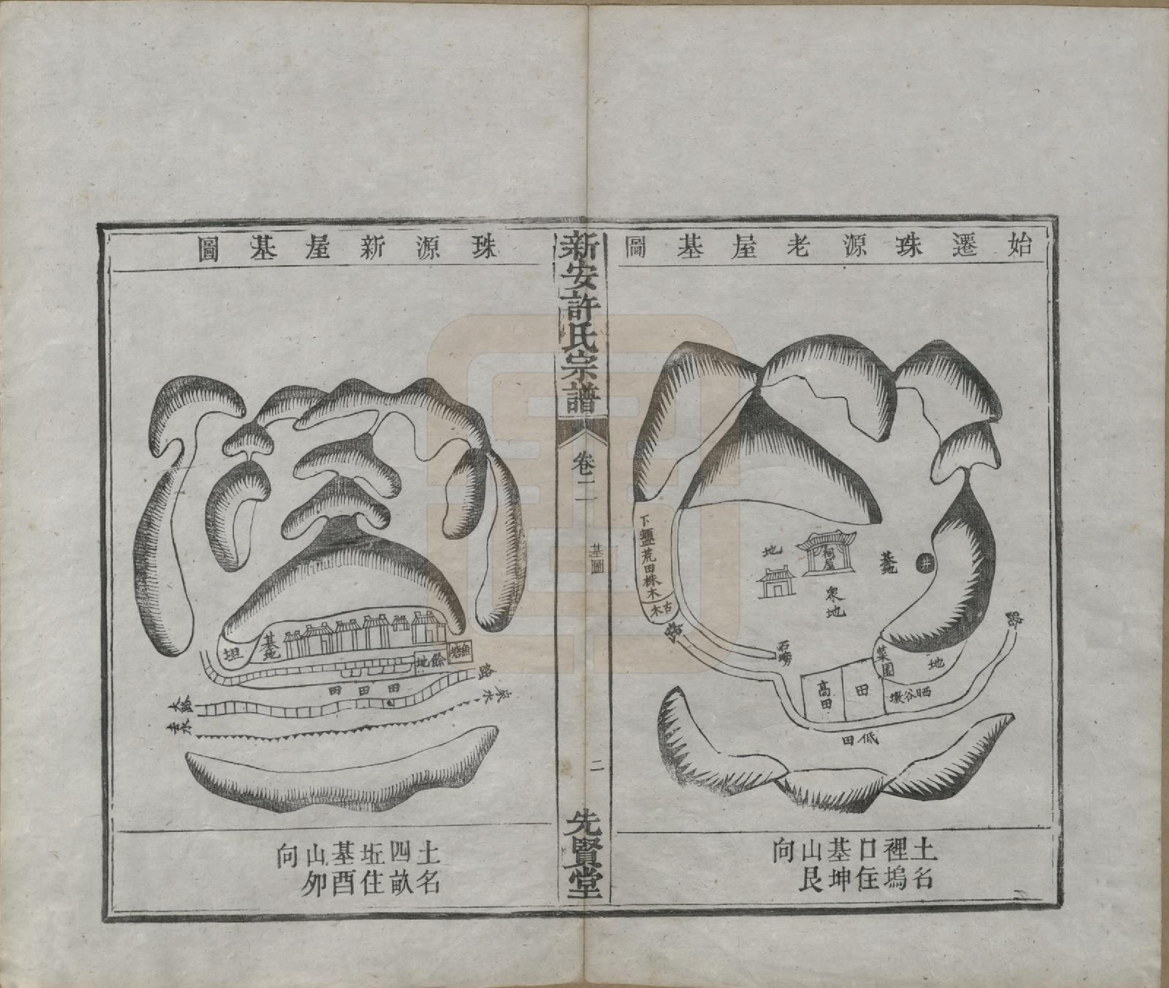 GTJP1910.许.安徽徽州.新安许氏宗谱四卷首一卷末一卷.清光绪十七年（1891）_002.pdf_第2页