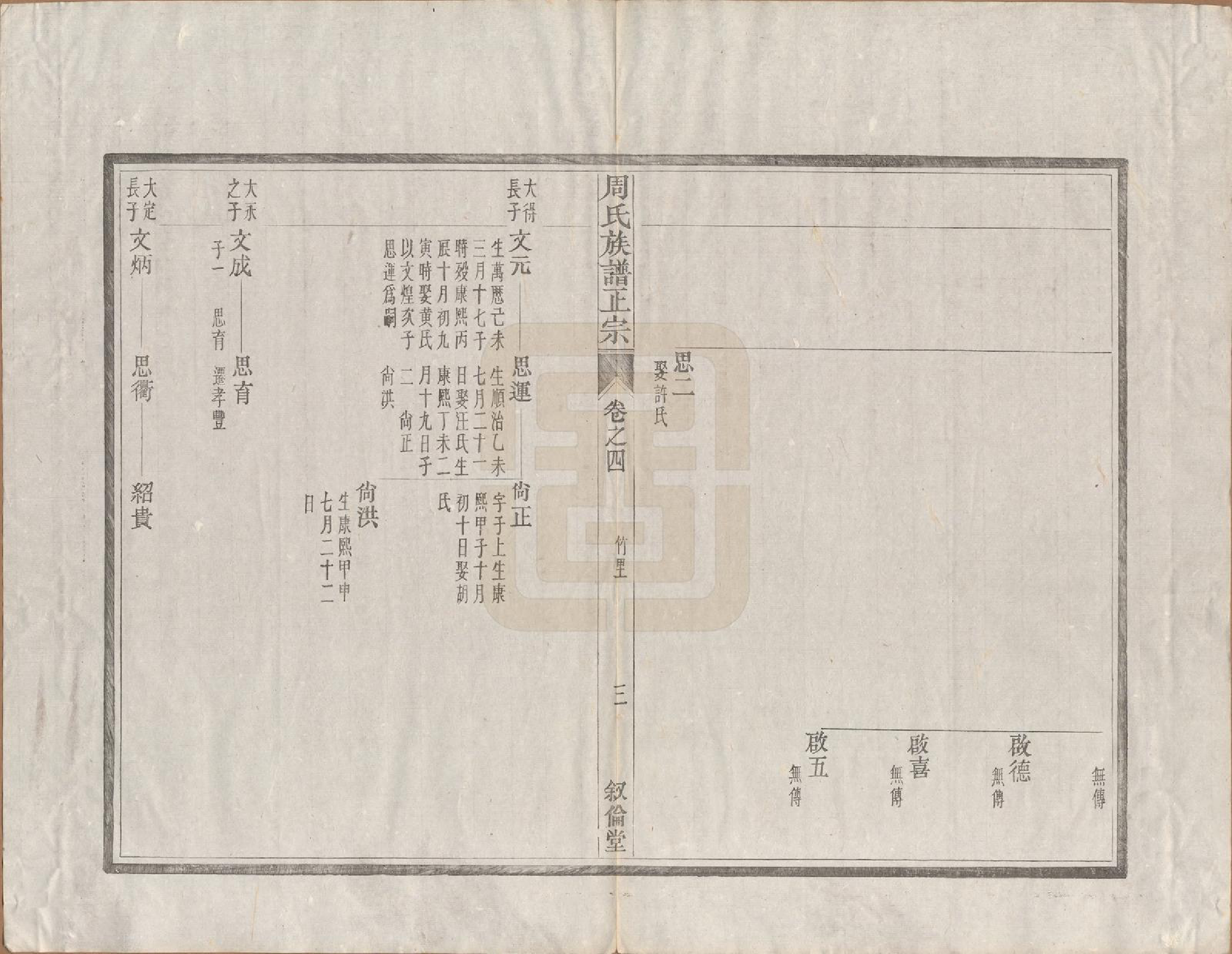 GTJP2317.周.安徽绩溪.周氏重修族谱正宗十三卷首一卷末一卷.民国元年（1912）_004.pdf_第3页