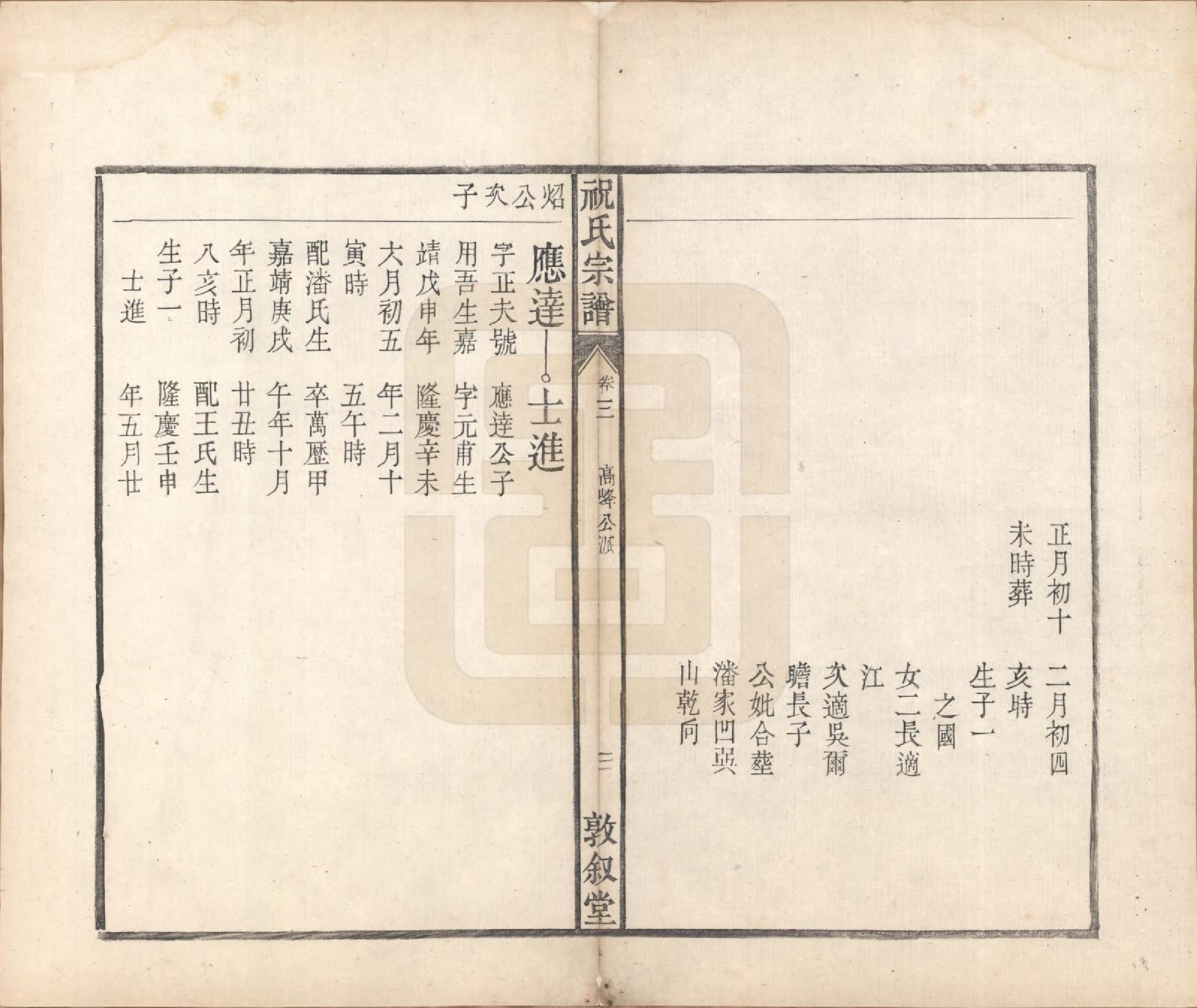 GTJP2361.祝.安徽桐城.祝氏宗谱六卷.清嘉庆二十年（1815）_003.pdf_第3页