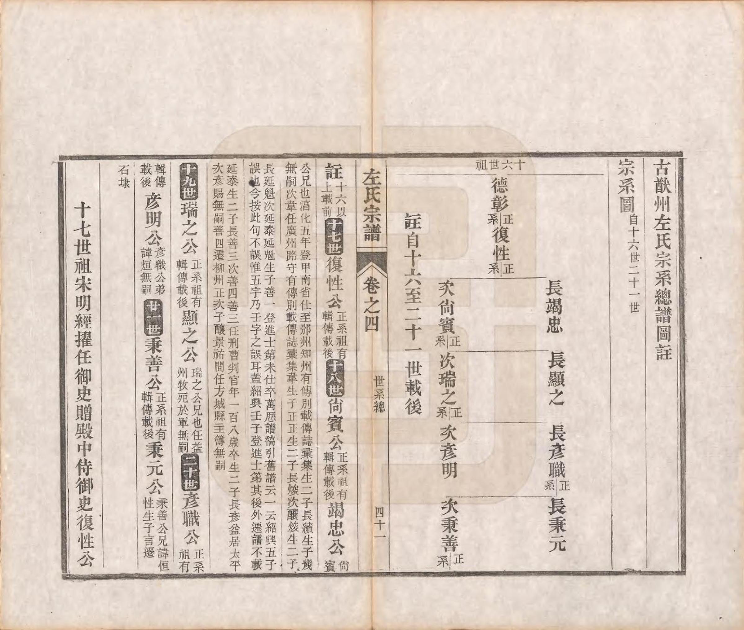 GTJP2385.左.安徽泾县.泾川左氏家谱二十八卷首一卷.清光绪十二年（1886）_004.pdf_第1页