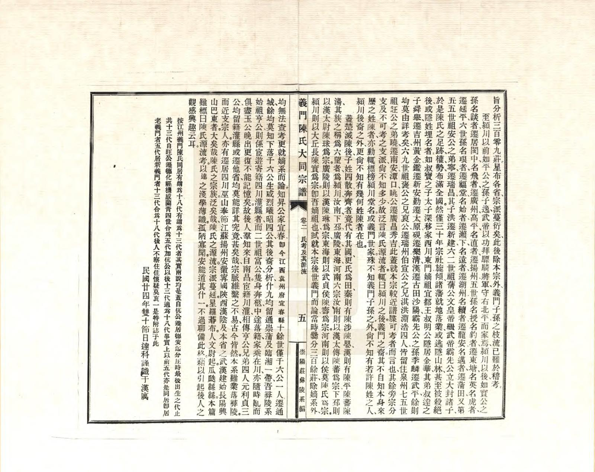 GTJP0098.陈.江西九江.义门陈氏大同宗谱_002.pdf_第2页