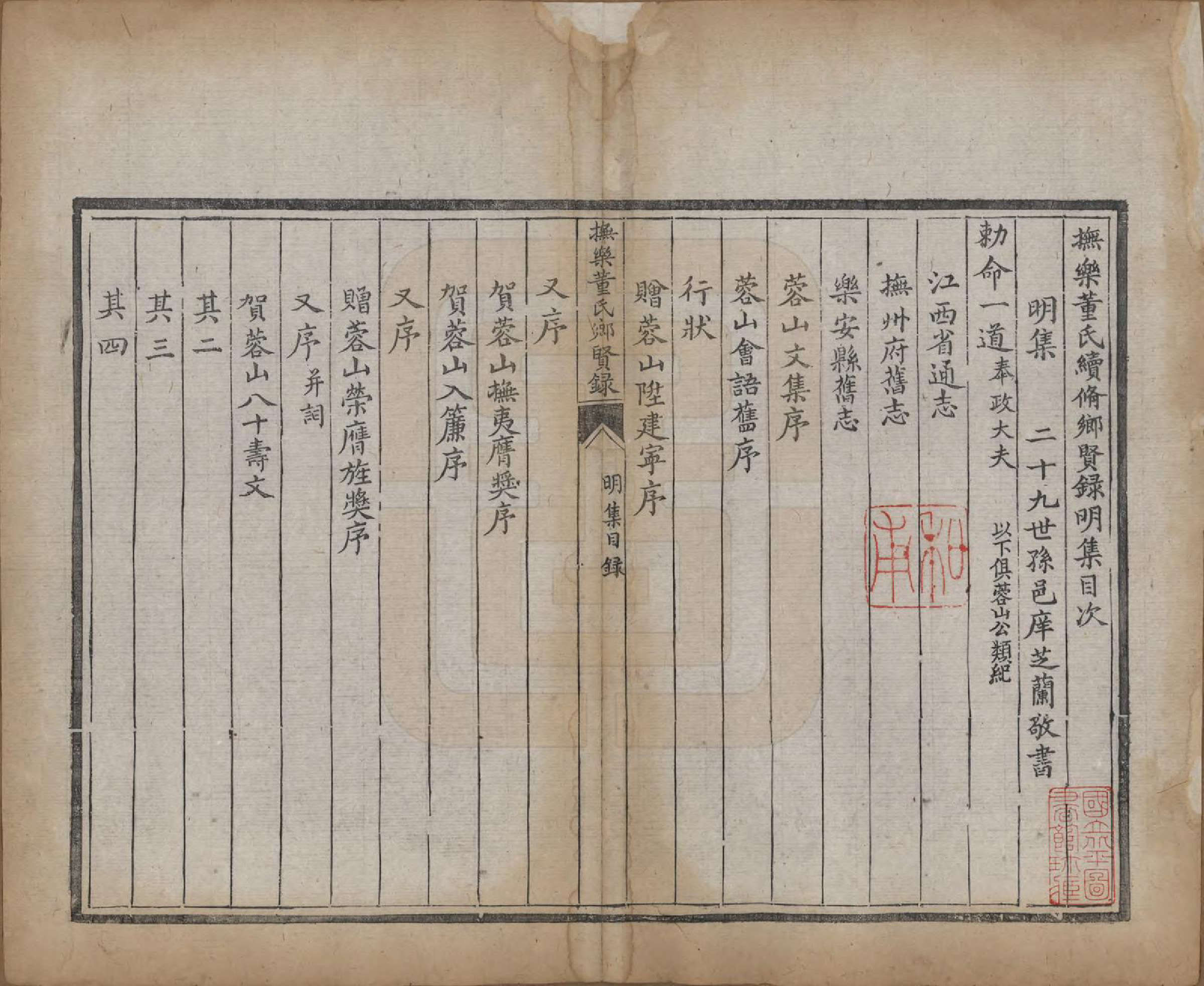 GTJP0304.董.江西乐安.抚乐董氏续修乡贤录四卷.清道光六年(1826)_003.pdf_第1页