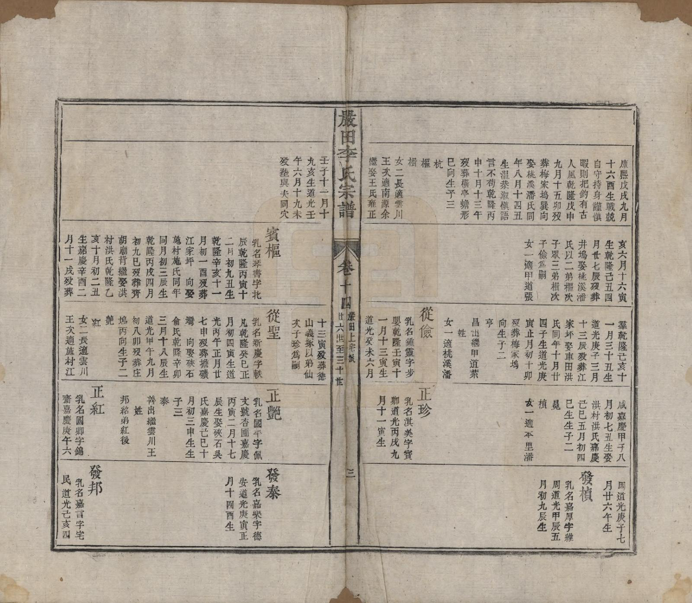 GTJP0838.李.江西婺源.星江严田李氏八修宗谱十六卷首一卷.清道光二十六年（1846）_014.pdf_第3页
