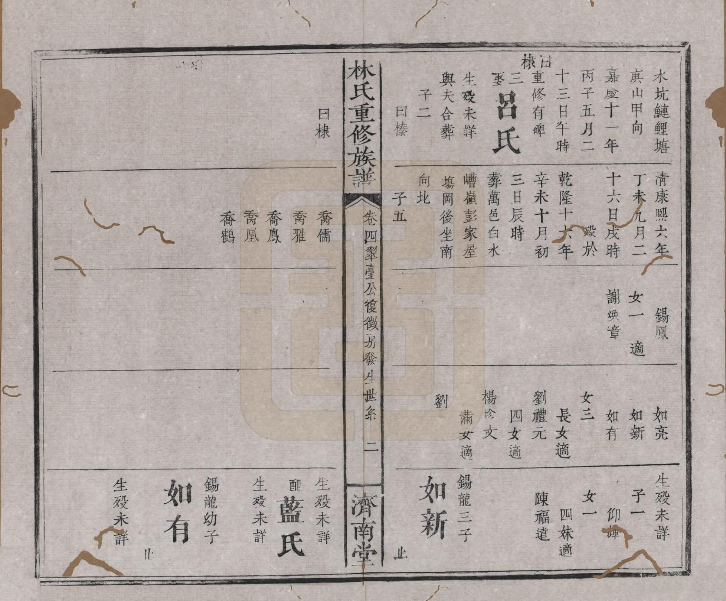 GTJP0901.林.江西萍乡.林氏重修族谱.清同治七年(1868)_004.pdf_第2页