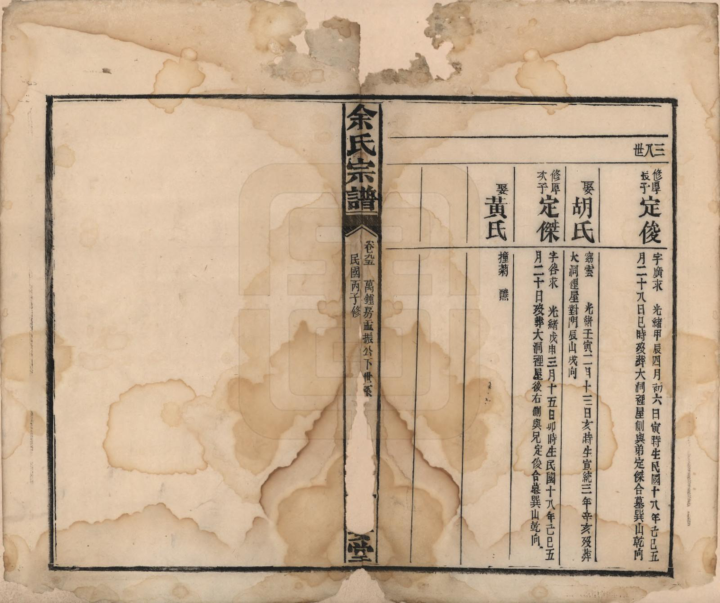 GTJP2033.余.江西修水.木瓜余氏重修族谱.民国25年[1936]_095.pdf_第2页
