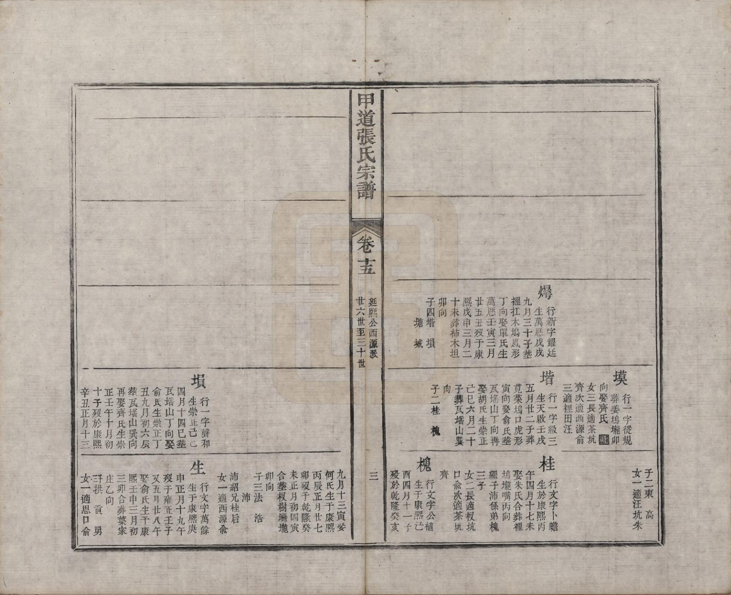 GTJP2147.张.江西婺源.甲道张氏宗谱六十卷.清道光十九年（1839）_015.pdf_第3页