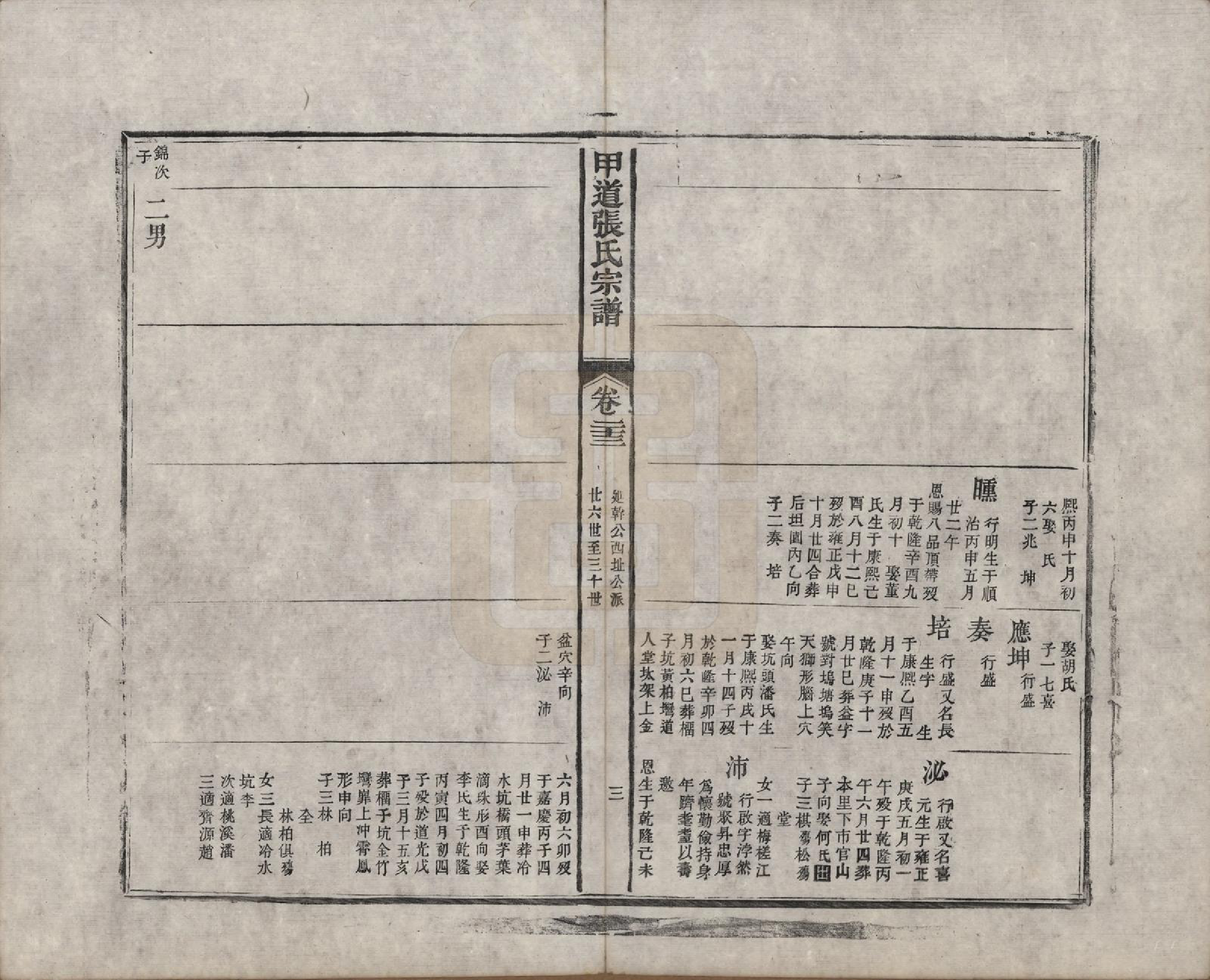 GTJP2147.张.江西婺源.甲道张氏宗谱六十卷.清道光十九年（1839）_023.pdf_第3页