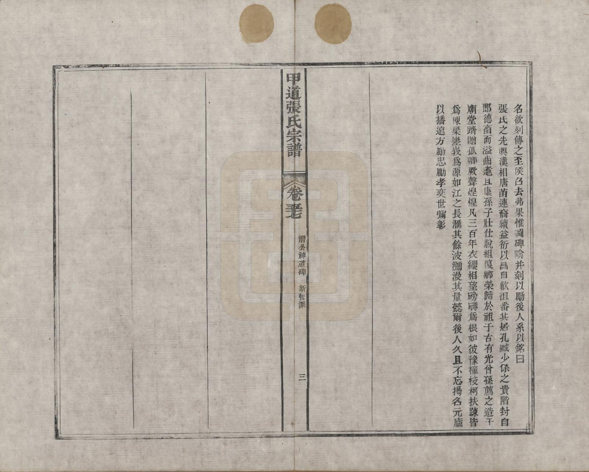 GTJP2147.张.江西婺源.甲道张氏宗谱六十卷.清道光十九年（1839）_057.pdf_第3页