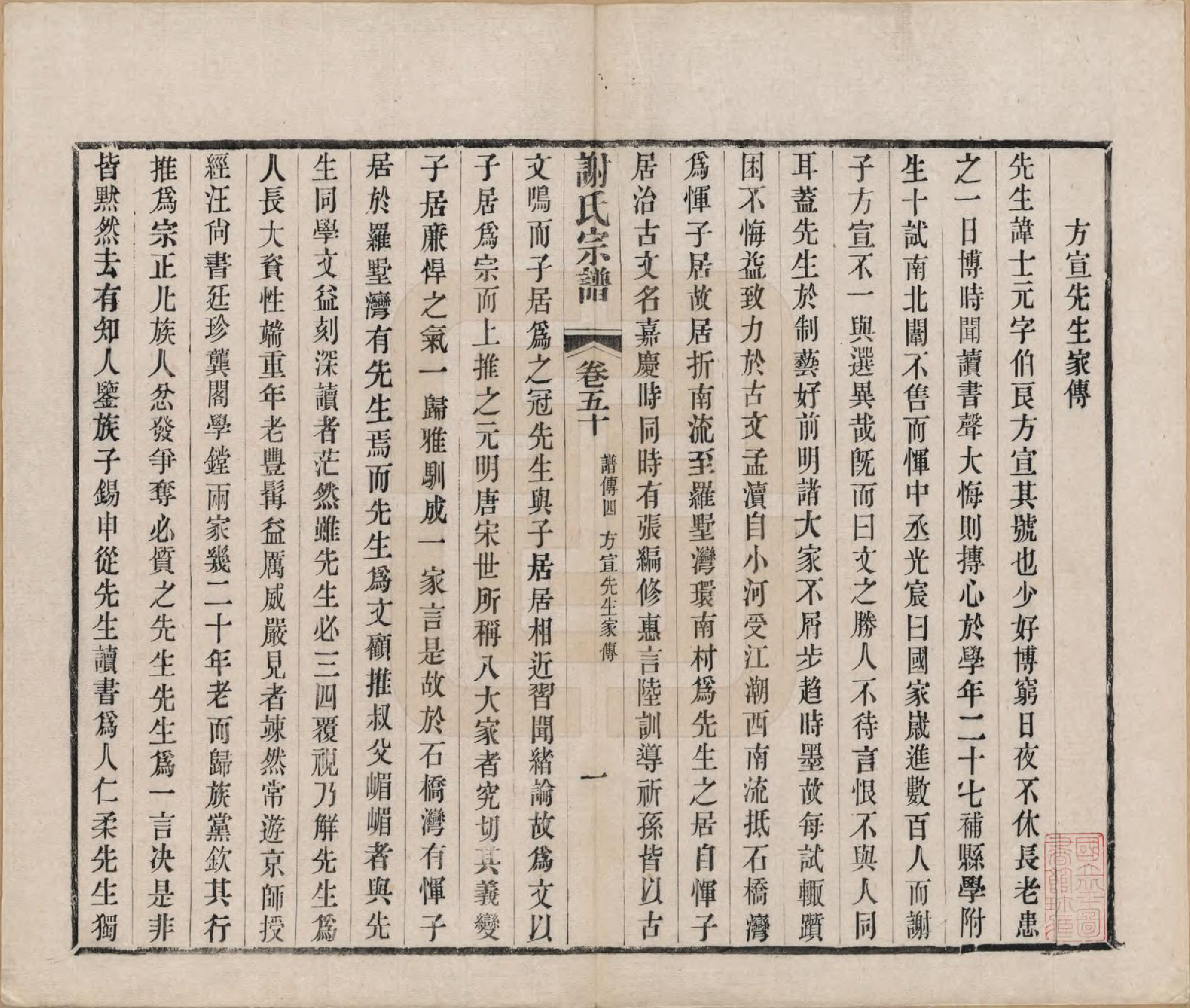 GTJP1792.谢.江苏毗陵.毗陵谢氏宗谱五十四卷首一卷末一卷.清光绪间_050.pdf_第1页