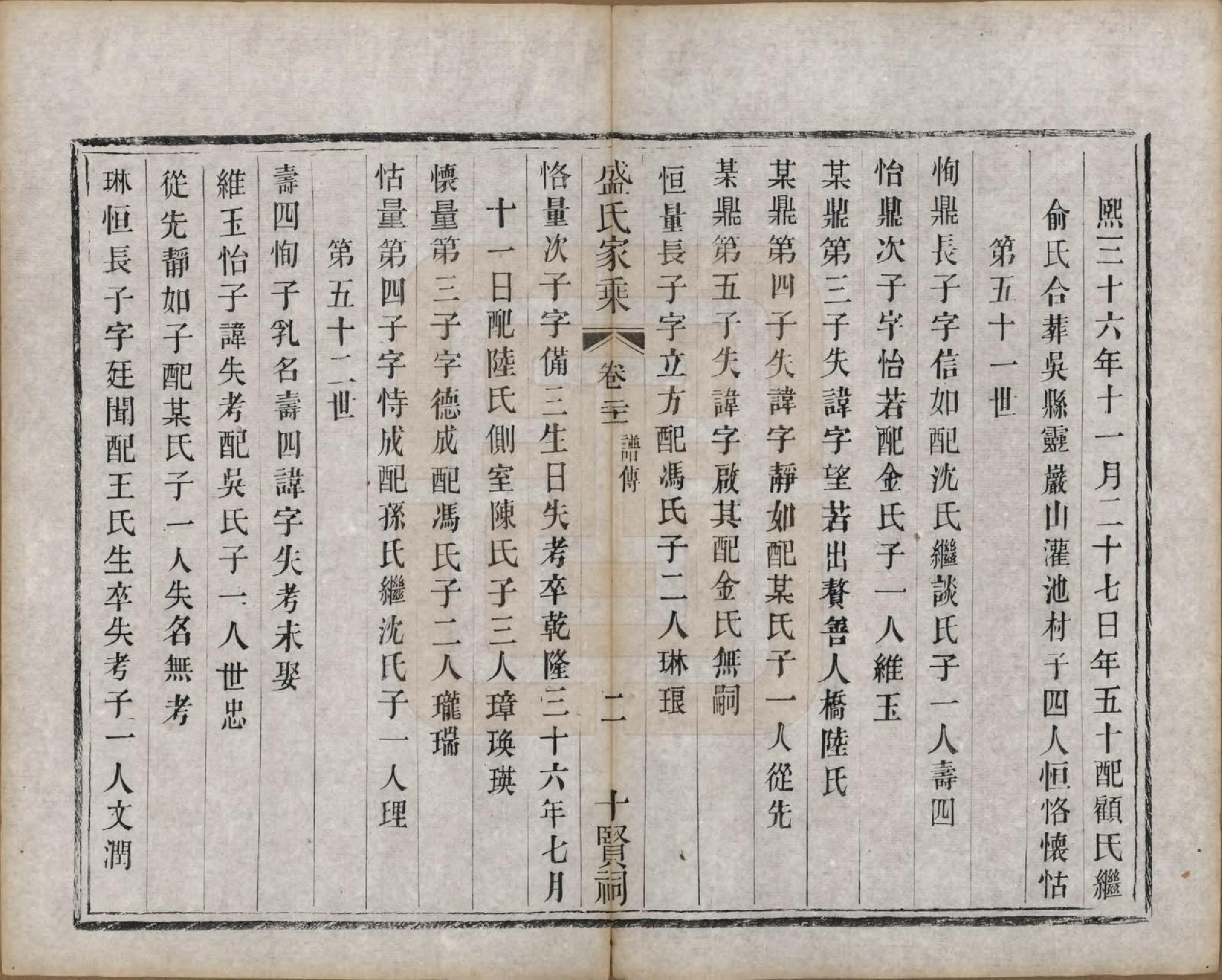 GTJP1302.盛.江苏吴县.平江盛氏家乘初稿三十八卷首一卷末一卷.清同治十三年（1874）_021.pdf_第2页
