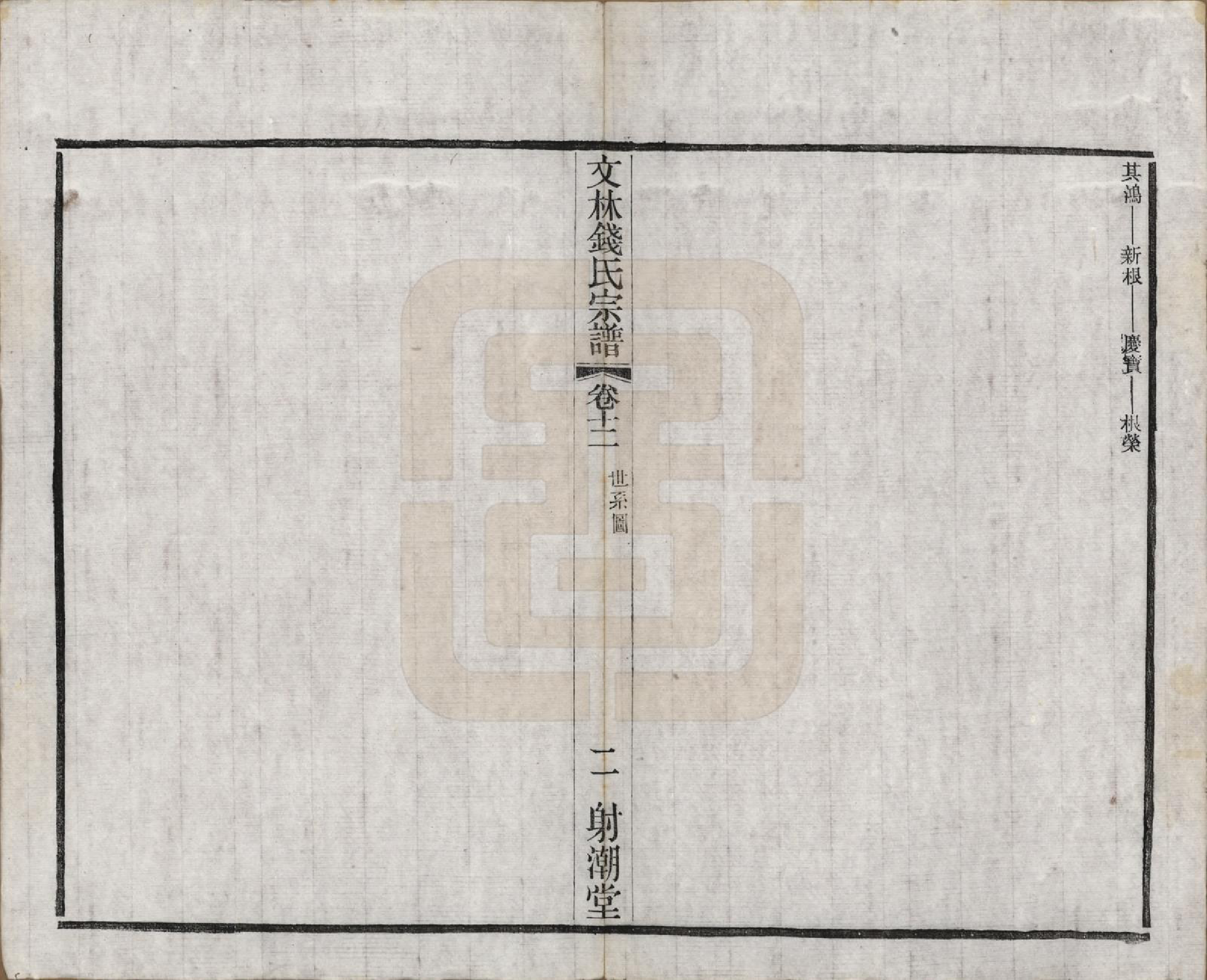 GTJP1169.钱.江苏无锡.文林钱氏宗谱十六卷.民国三十二年（1943）_012.pdf_第2页
