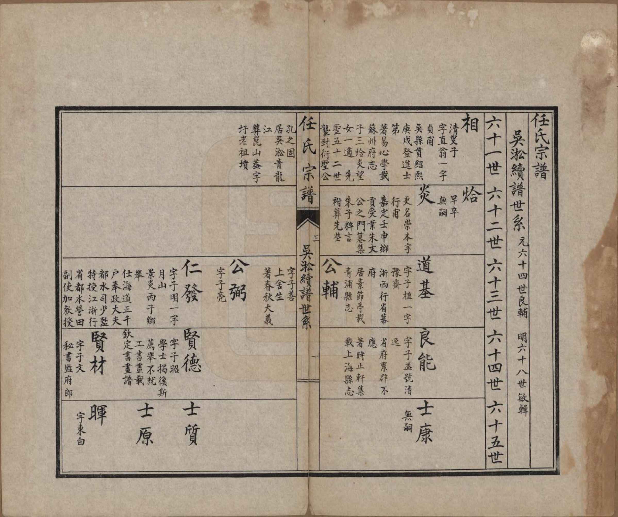 GTJP1225.任.江苏如皋.任氏大宗谱续修如皋支系十二卷.民国十三年（1924）_003.pdf_第1页