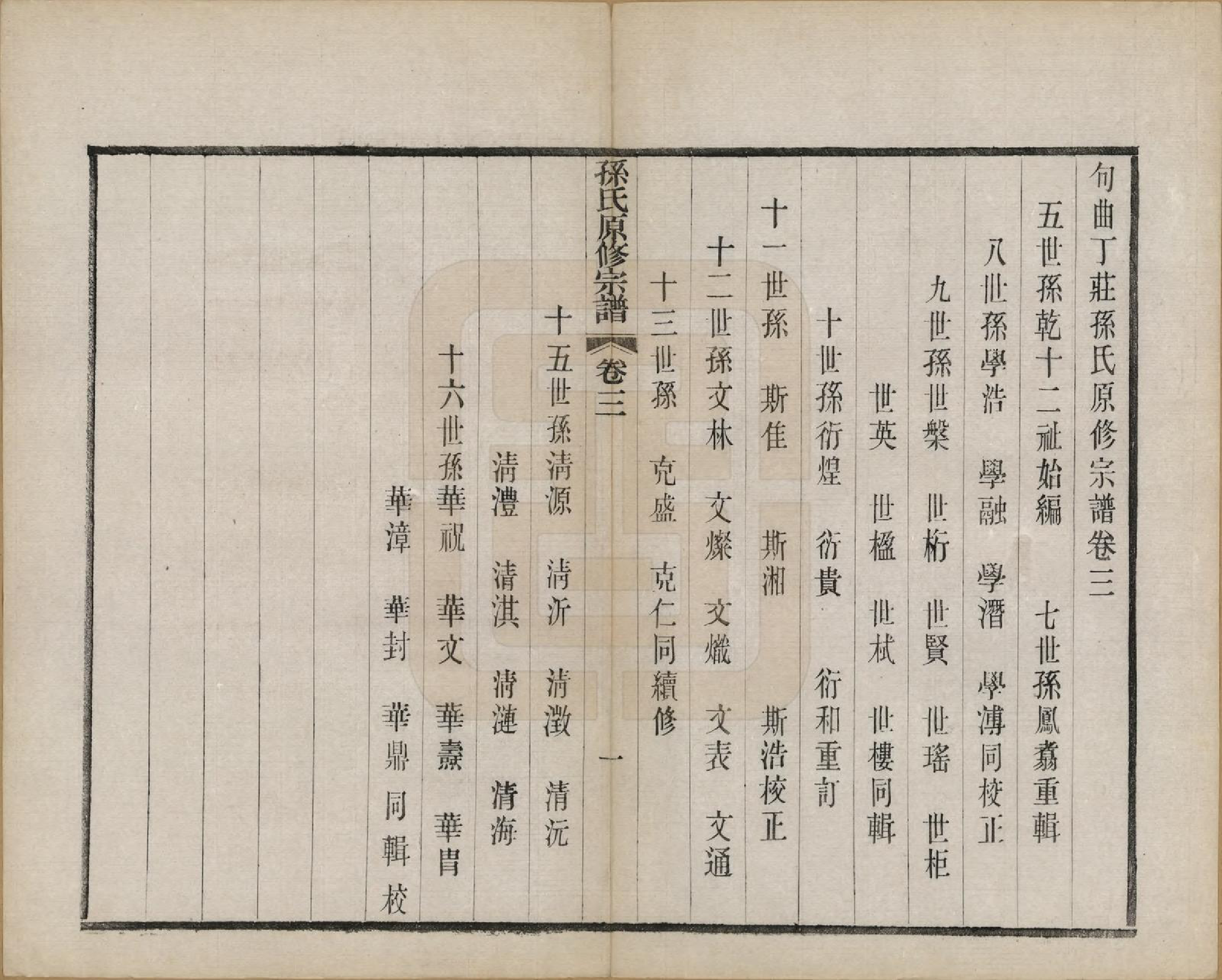 GTJP1361.孙.江苏句容.句曲丁庄孙氏原修宗谱十卷.民国十一年（1922）_003.pdf