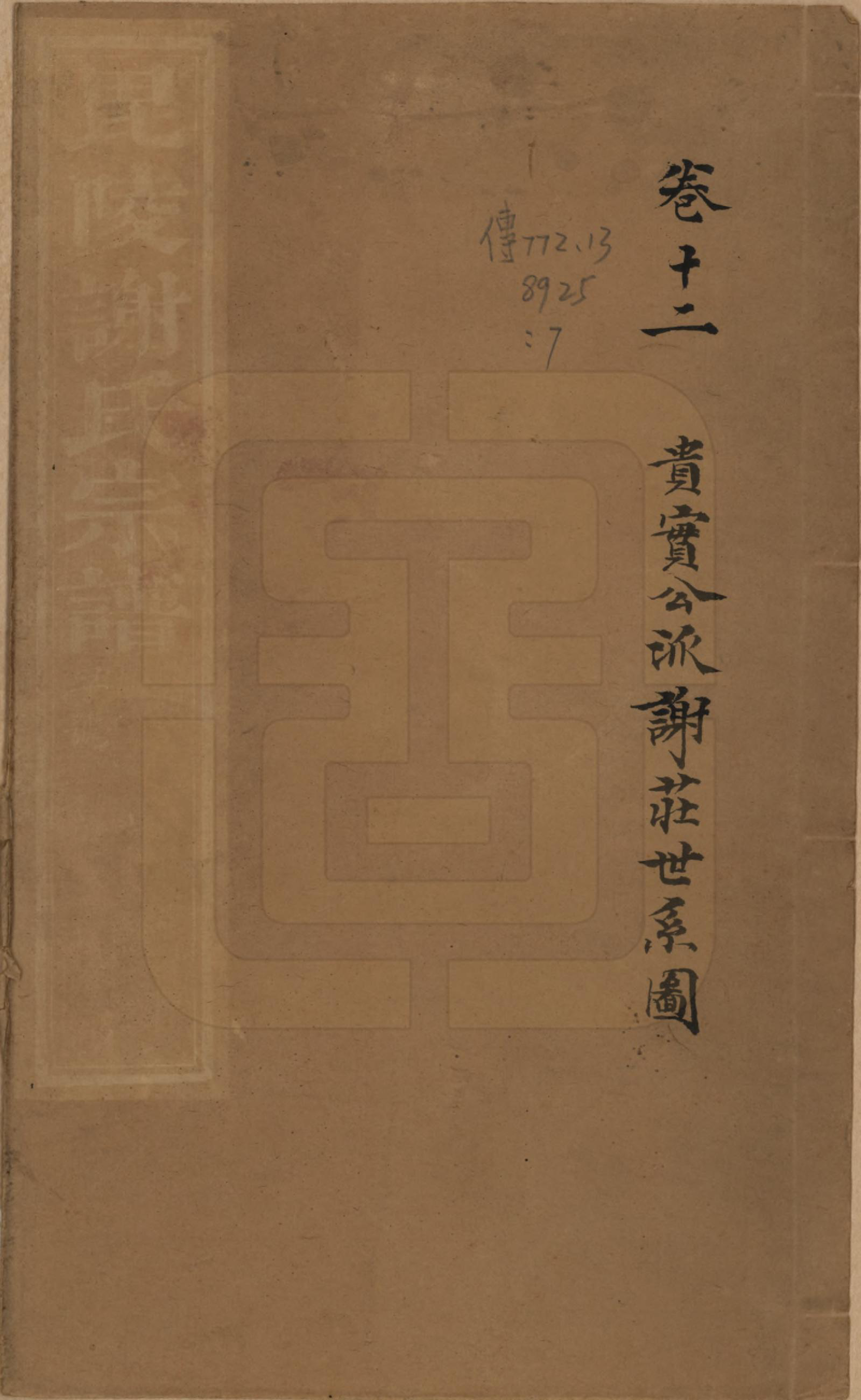 GTJP1791.谢.江苏常州.毗陵谢氏宗谱三十六卷.清光绪二年（1877）_012.pdf_第1页