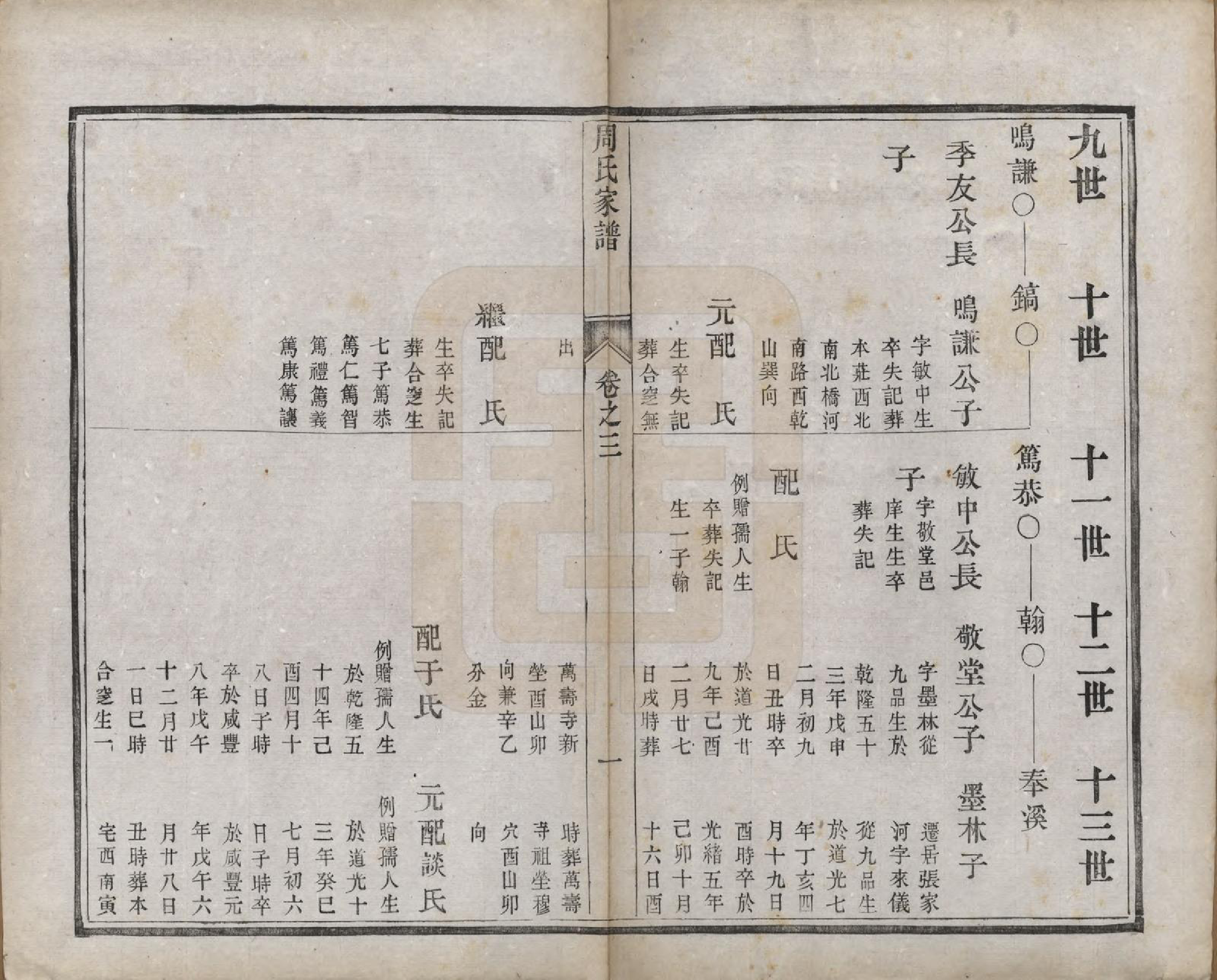 GTJP2310.周.江苏江都.江都周氏家谱六卷.民国十三年（1924）_003.pdf_第1页