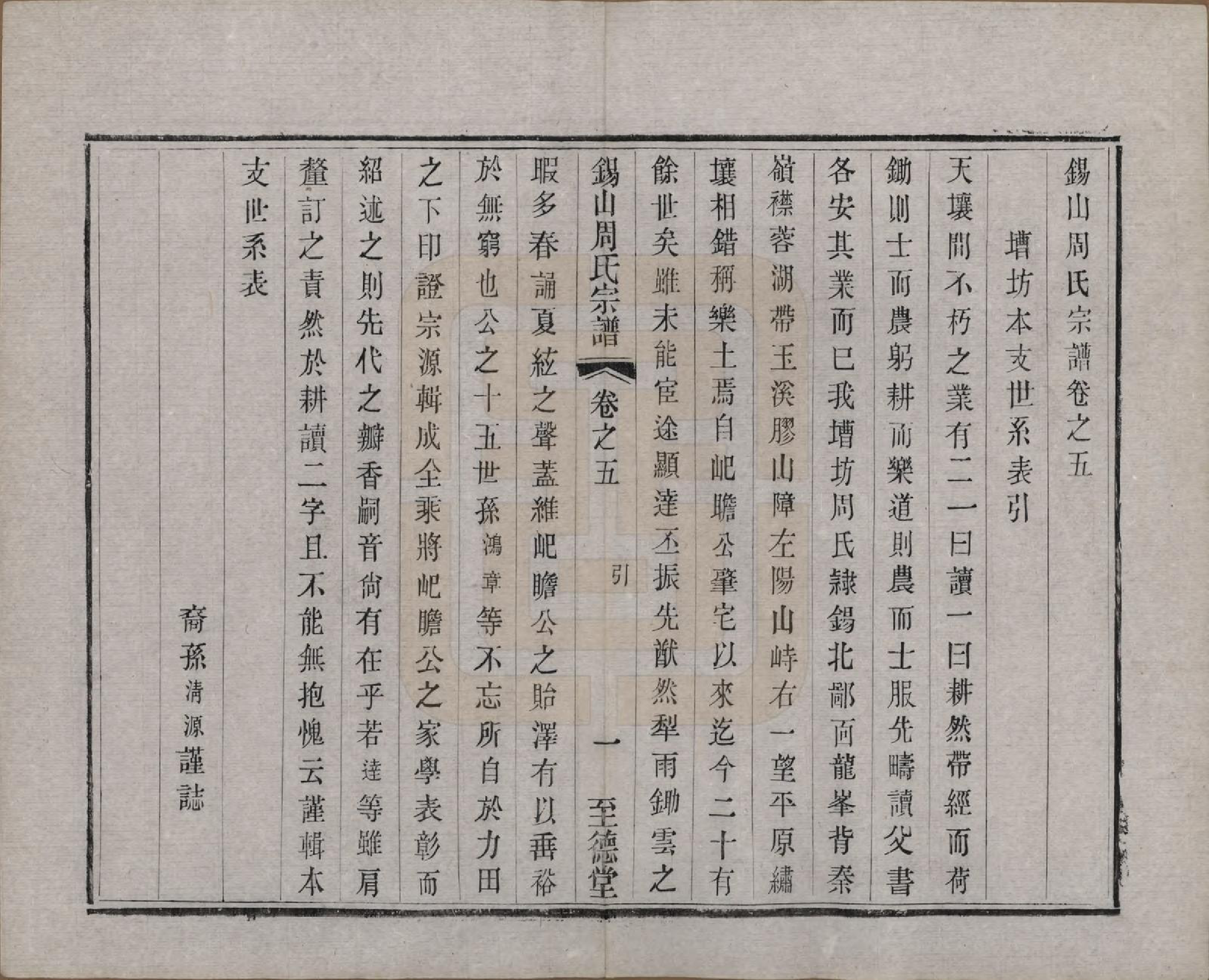 GTJP2347.周.江苏无锡.锡山周氏宗谱十六卷.清同治九年（1870）_005.pdf_第1页