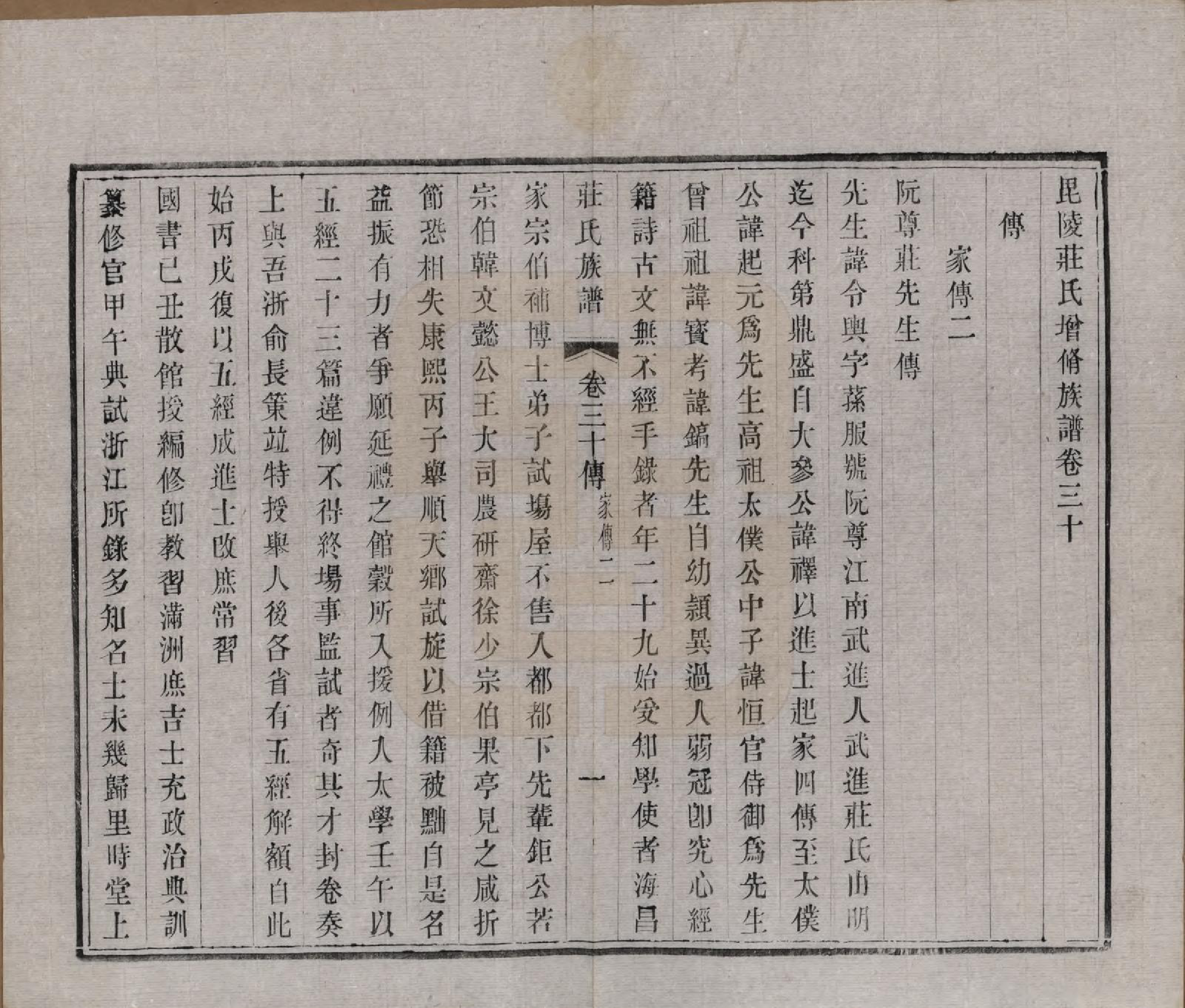 GTJP2366.庄.江苏武进.毘陵庄氏增修谱三十二卷首一卷末一卷.清光绪元年（1875）_030.pdf_第1页