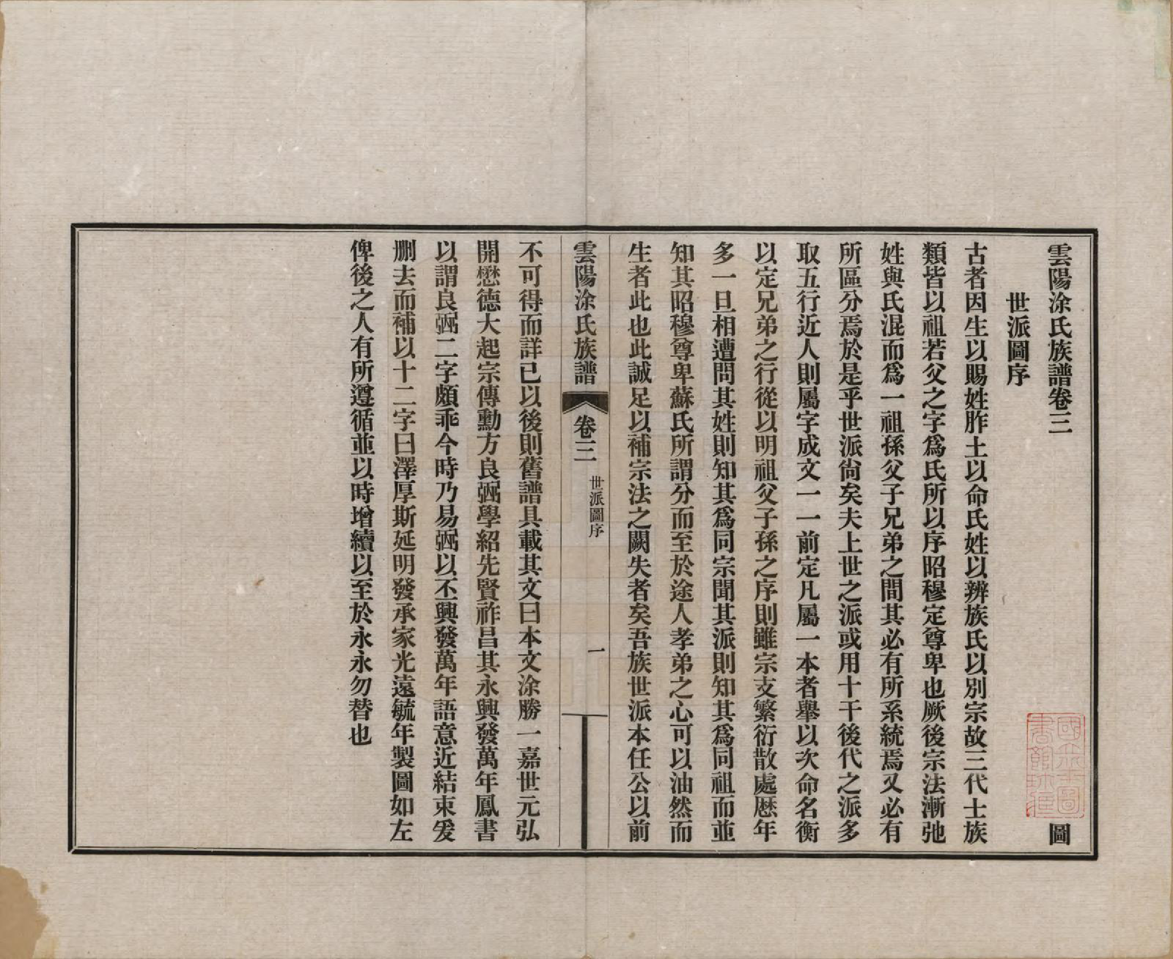 GTJP1437.涂.四川云阳.四川云阳涂氏族谱二十卷首一卷.民国十九年（1930）_003.pdf_第1页
