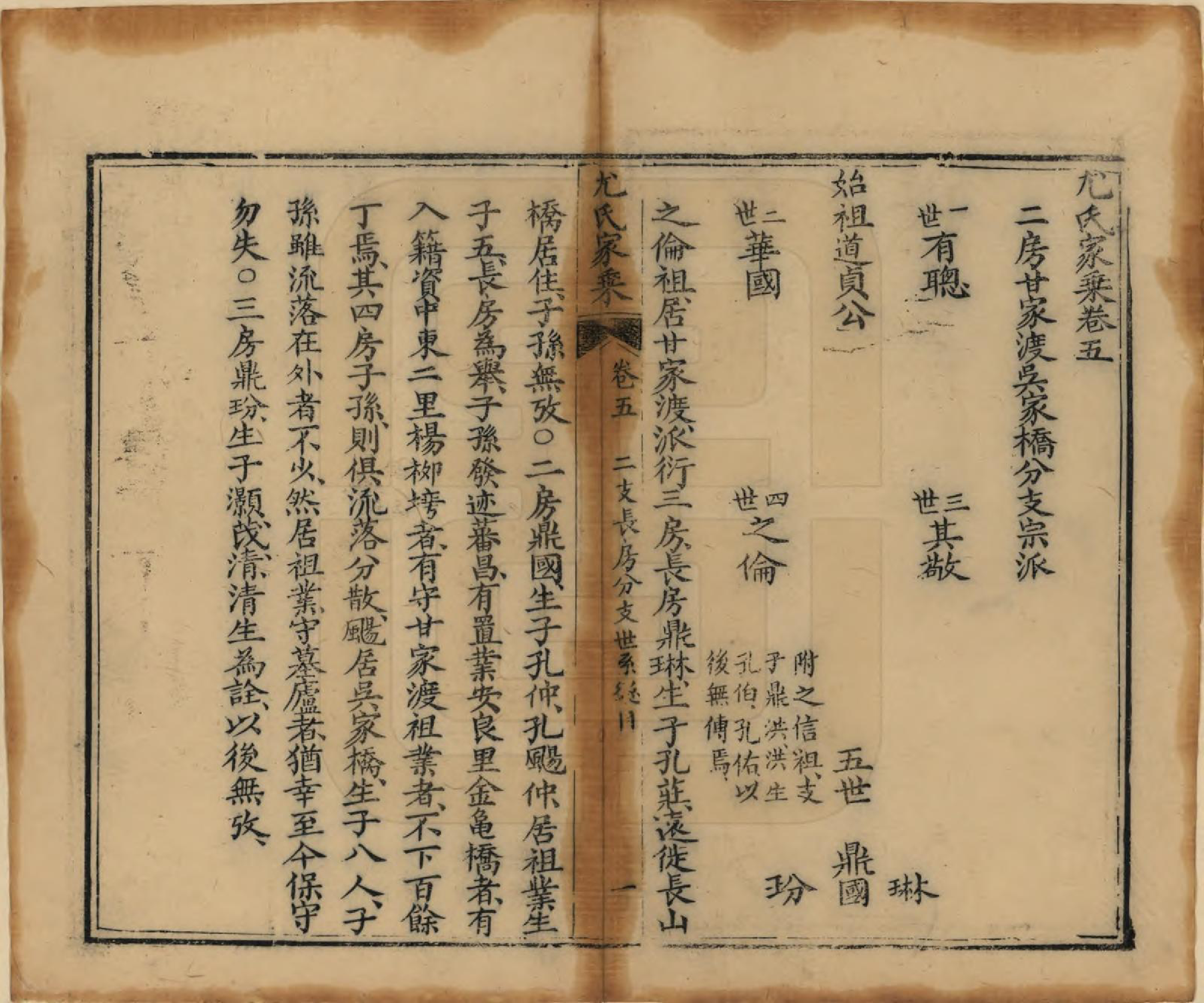 GTJP2025.尤.四川江安.尤氏家乘.清光绪26年[1900]_005.pdf_第2页