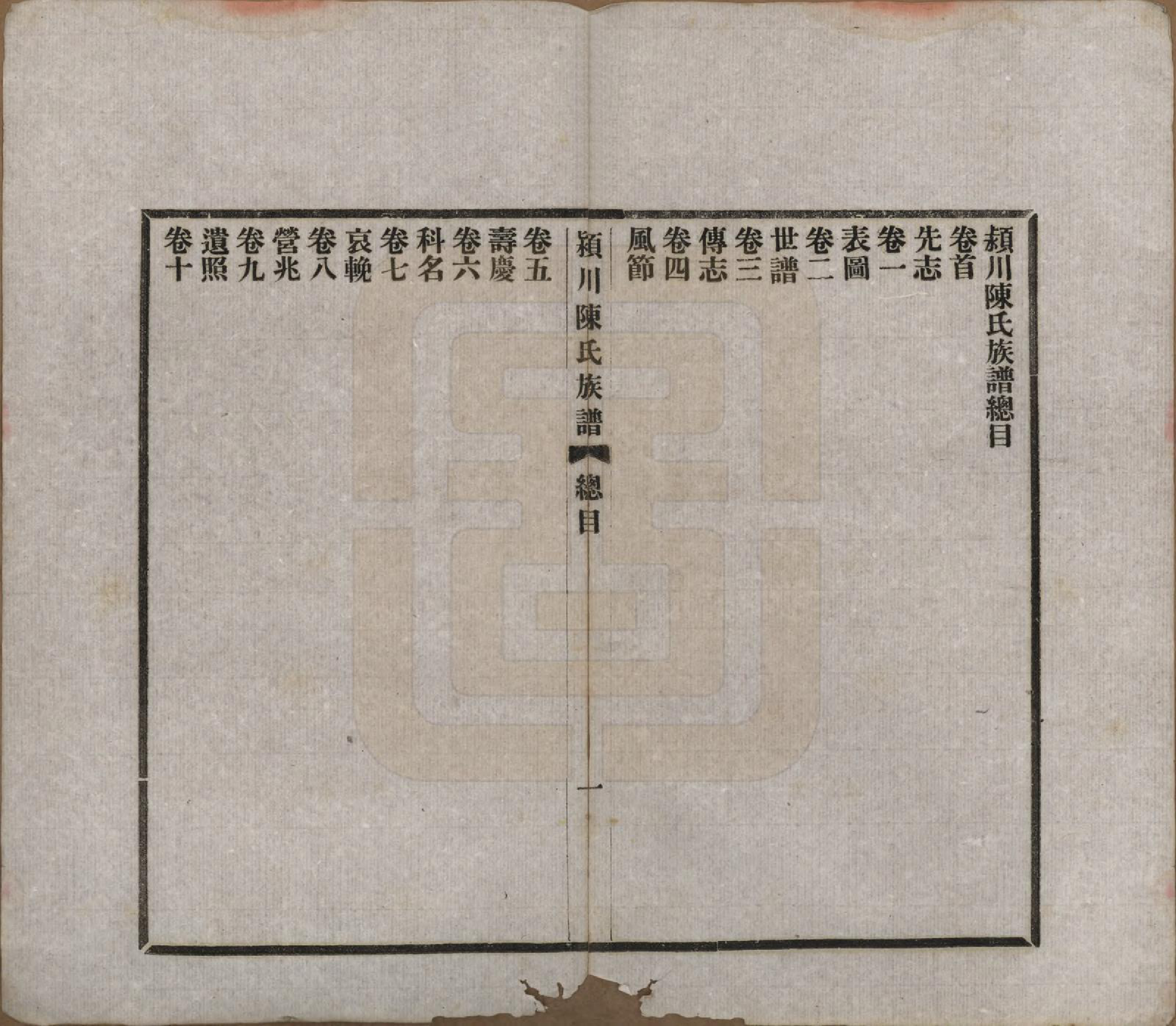 GTJP0116.陈.河南迁福建候官.颍川陈氏族谱.民国6年[1917]_001.pdf_第3页
