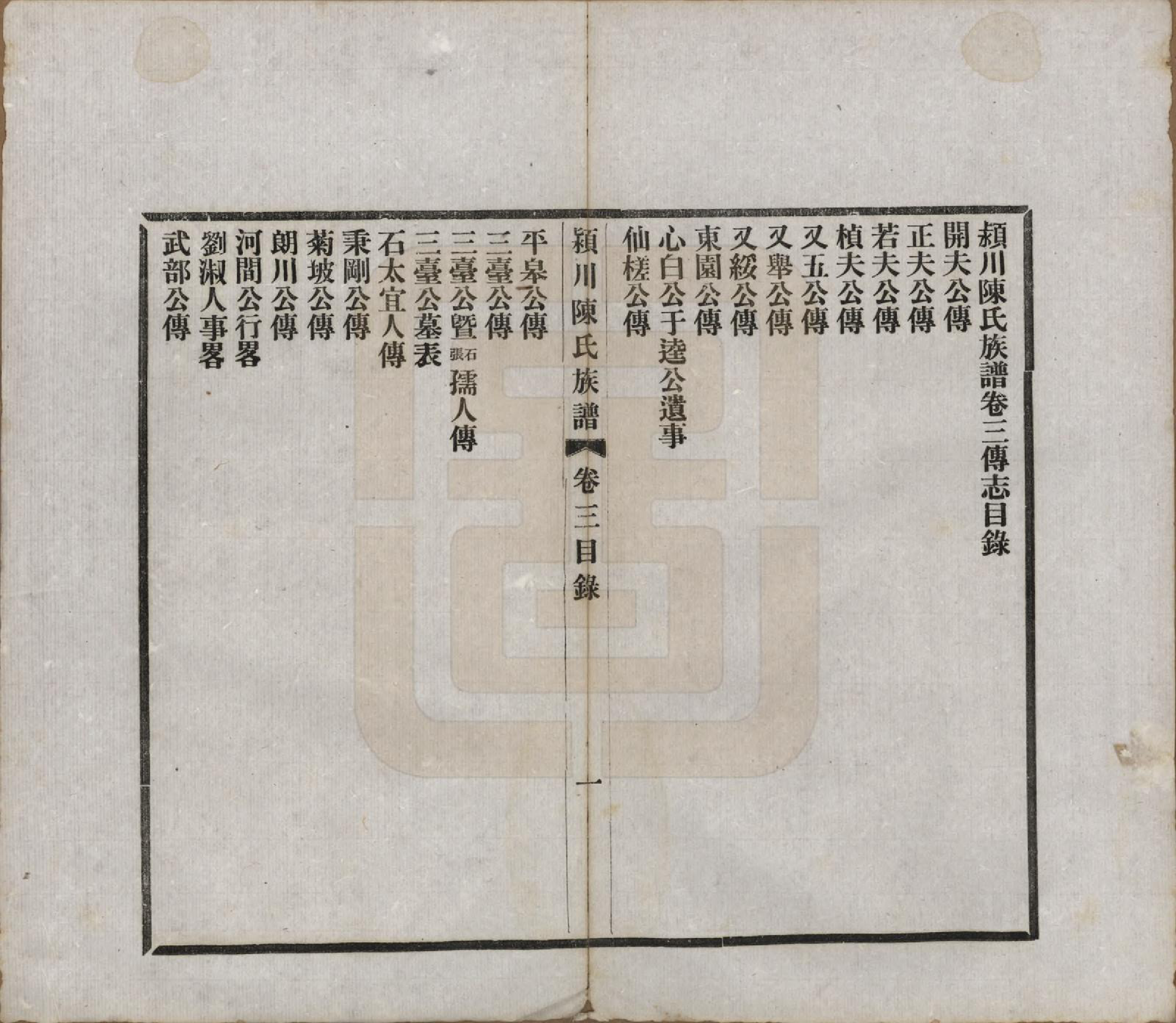GTJP0116.陈.河南迁福建候官.颍川陈氏族谱.民国6年[1917]_003.pdf_第1页