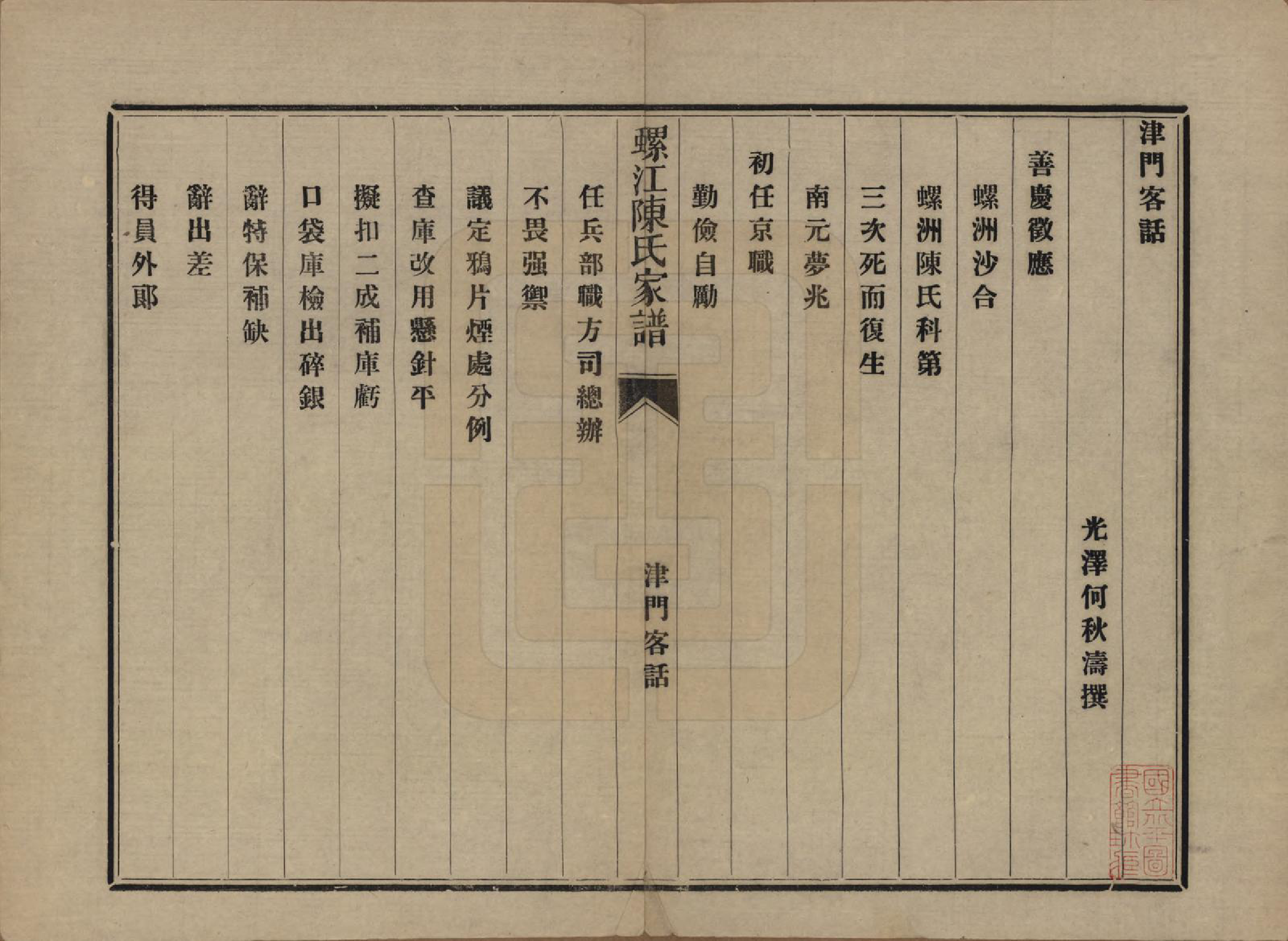 GTJP0130.陈.福建福州.螺江陈氏家谱不分卷.民国二十一年（1932）_005.pdf_第1页