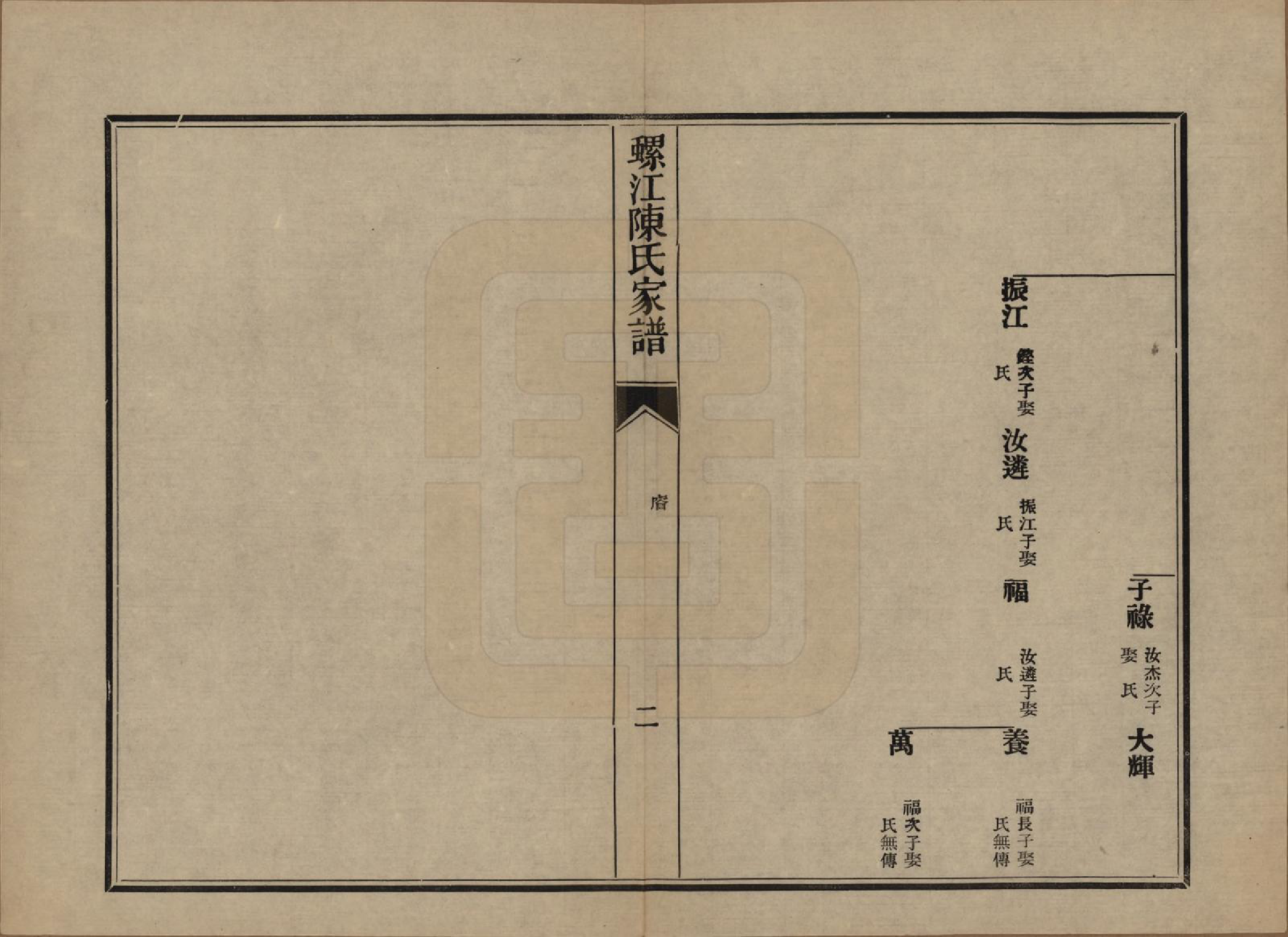 GTJP0130.陈.福建福州.螺江陈氏家谱不分卷.民国二十一年（1932）_024.pdf_第2页