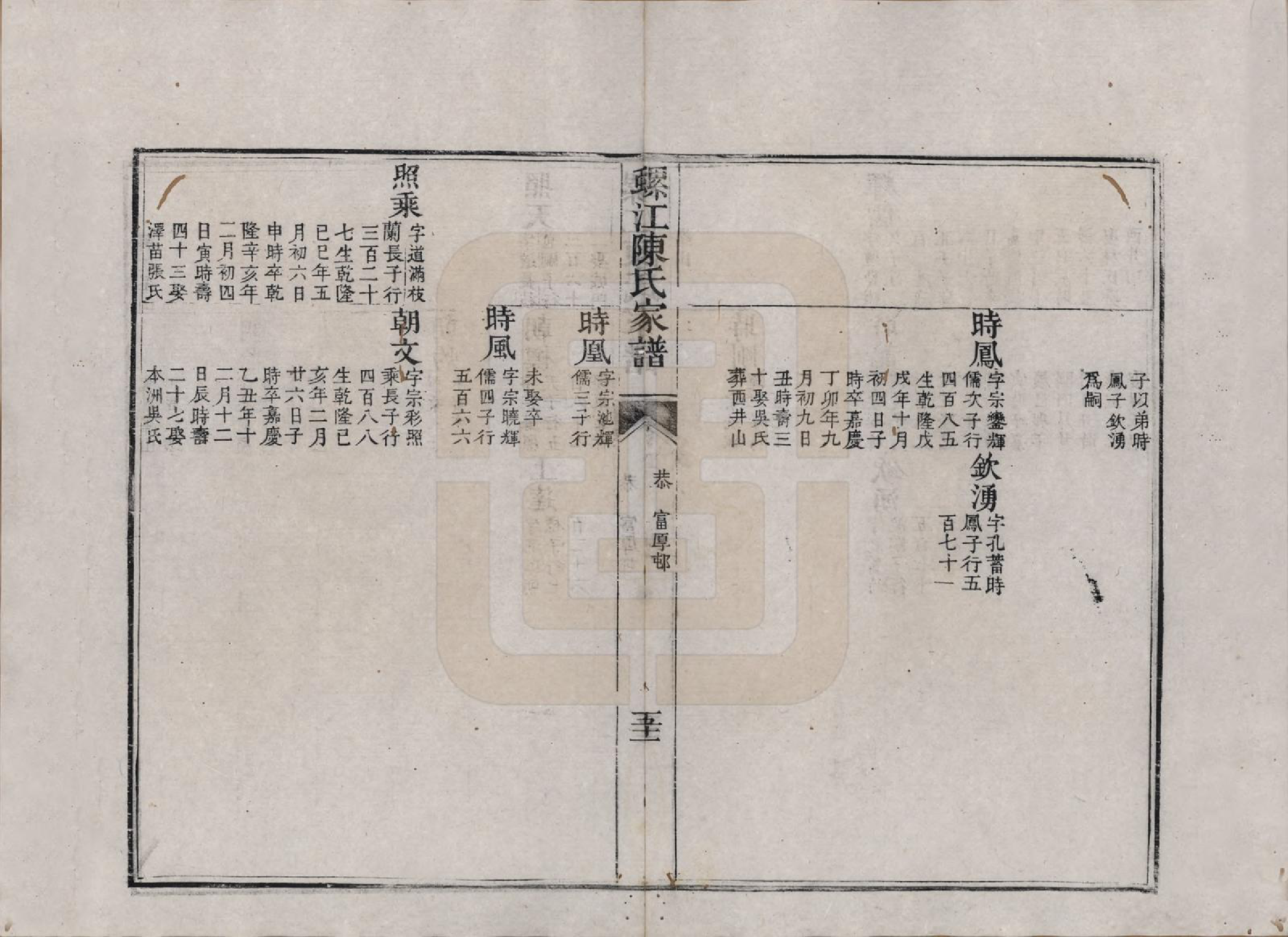 GTJP0209.陈.福建福州.螺江陈氏家谱不分卷.清嘉庆二十五年（1820）_011.pdf_第3页