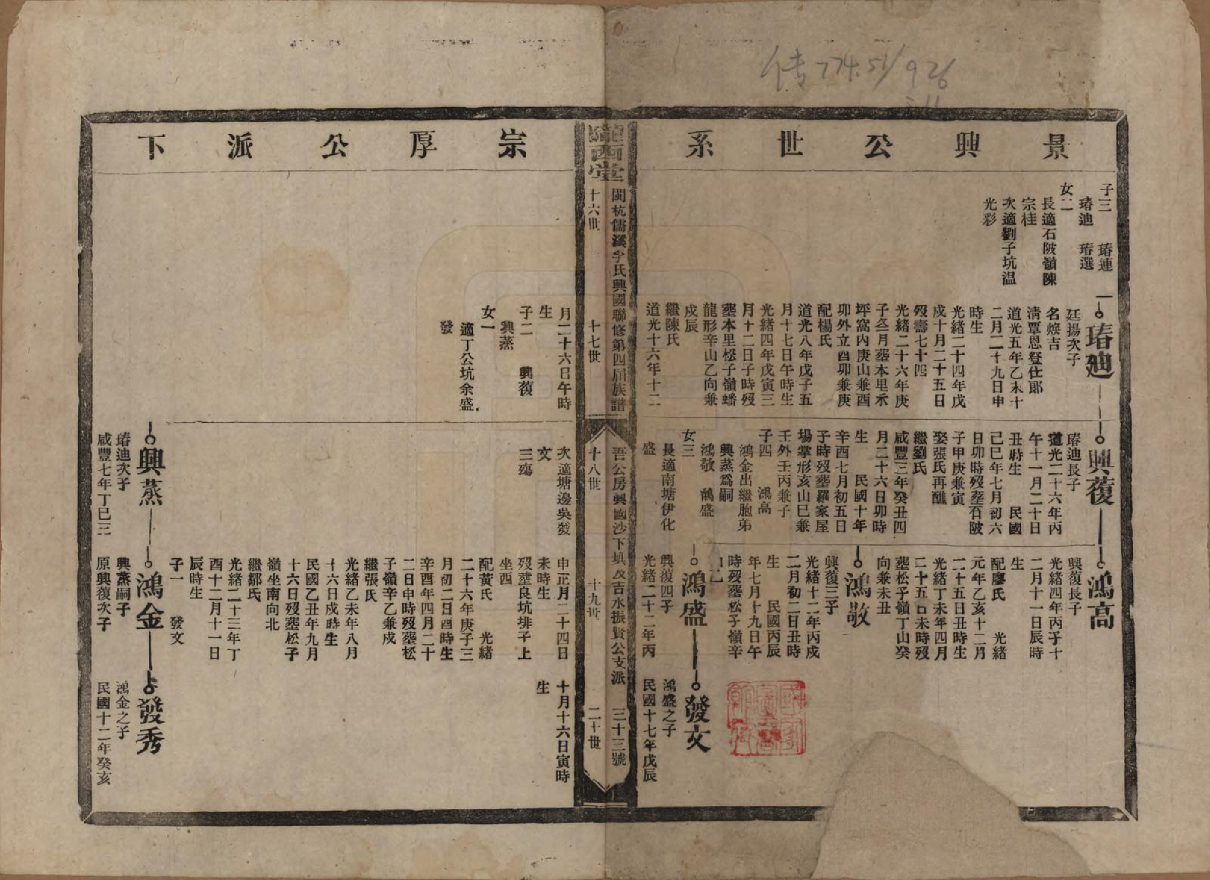 GTJP0802.李.福建上杭.闽杭儒溪李氏兴国联修第四届族谱.民国38年（1949）_011.pdf_第2页