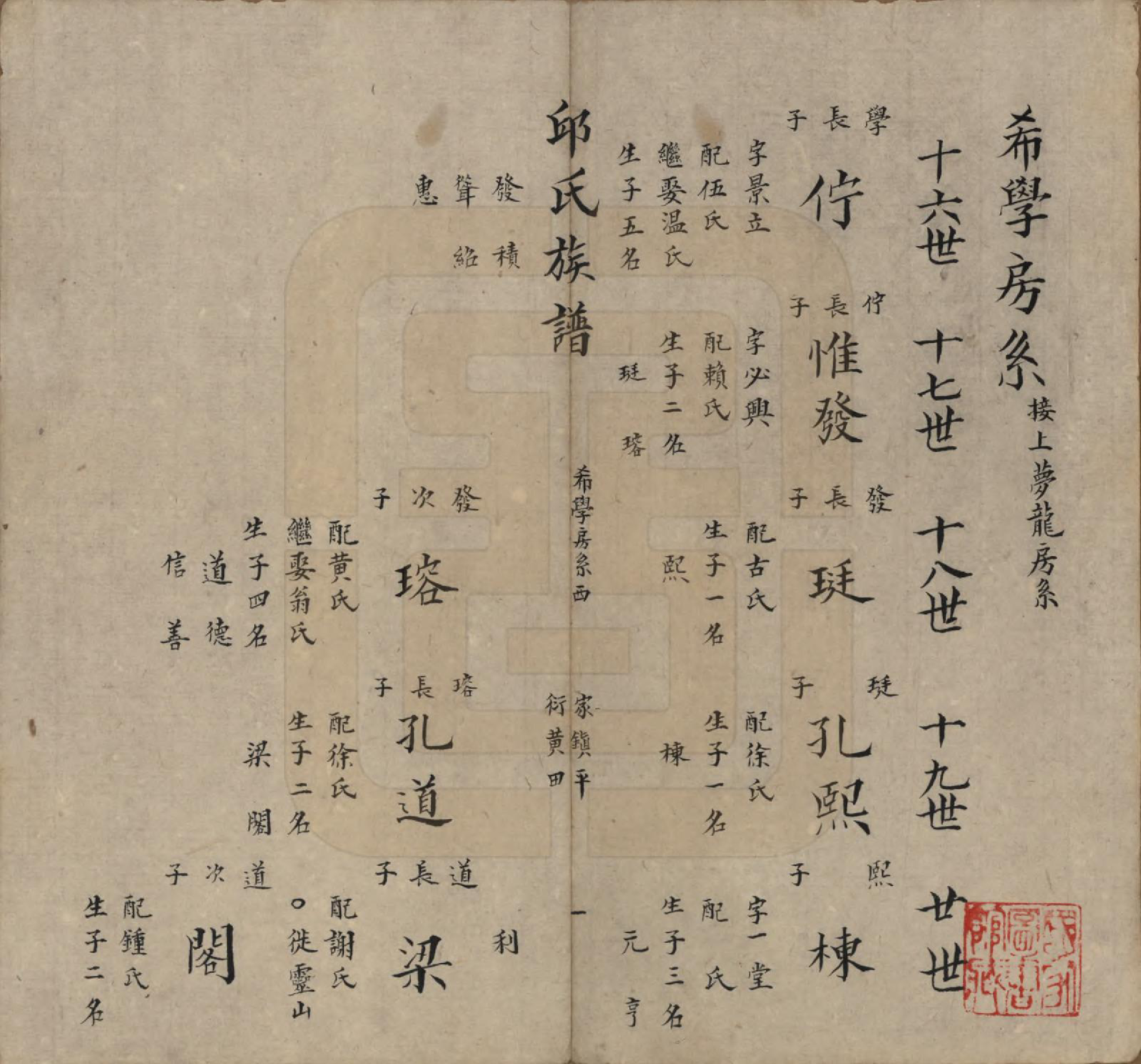 GTJP1207.邱.福建兴化.邱氏族谱.清道光二十八年(1848)_003.pdf_第1页
