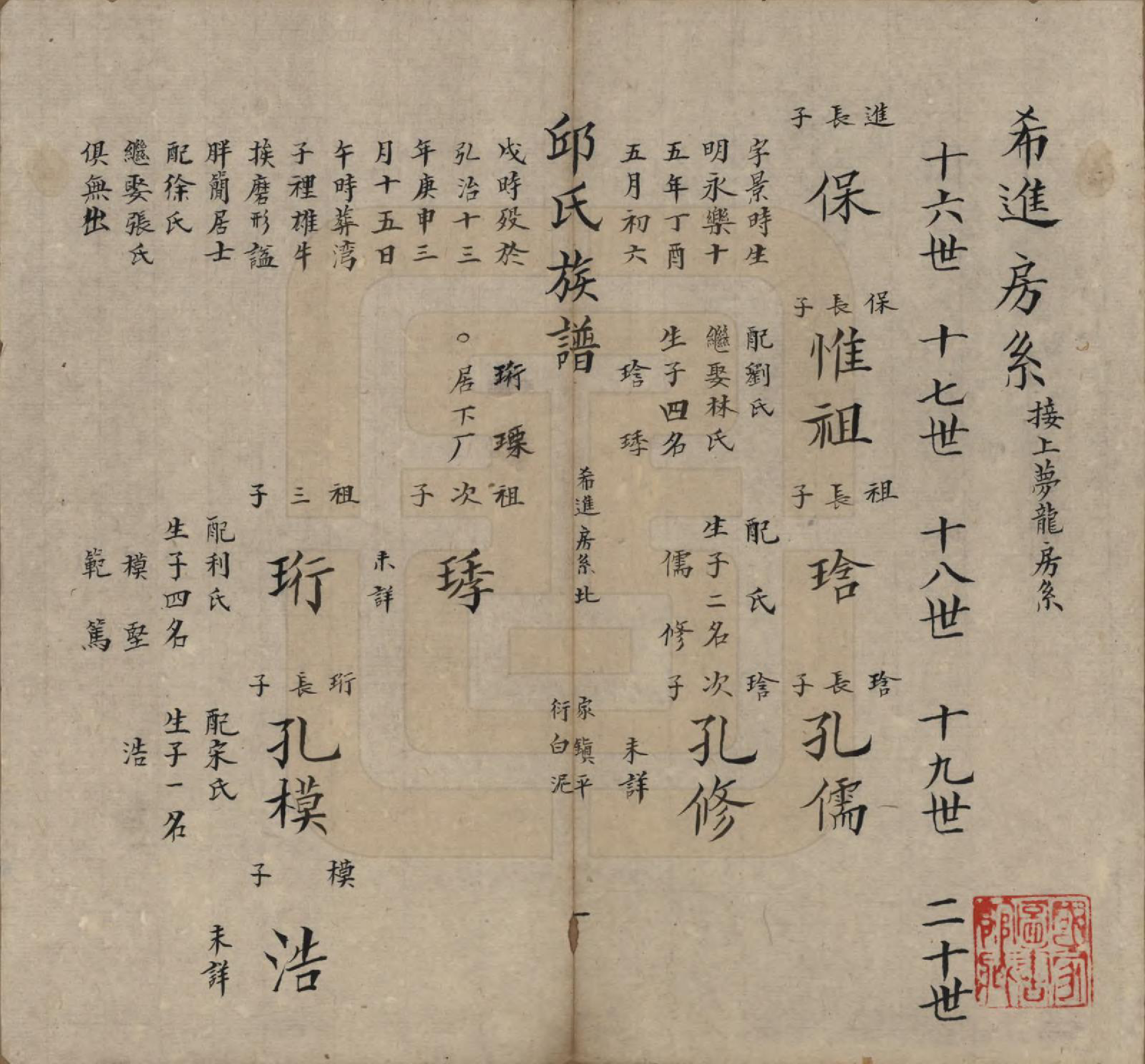 GTJP1207.邱.福建兴化.邱氏族谱.清道光二十八年(1848)_004.pdf_第1页
