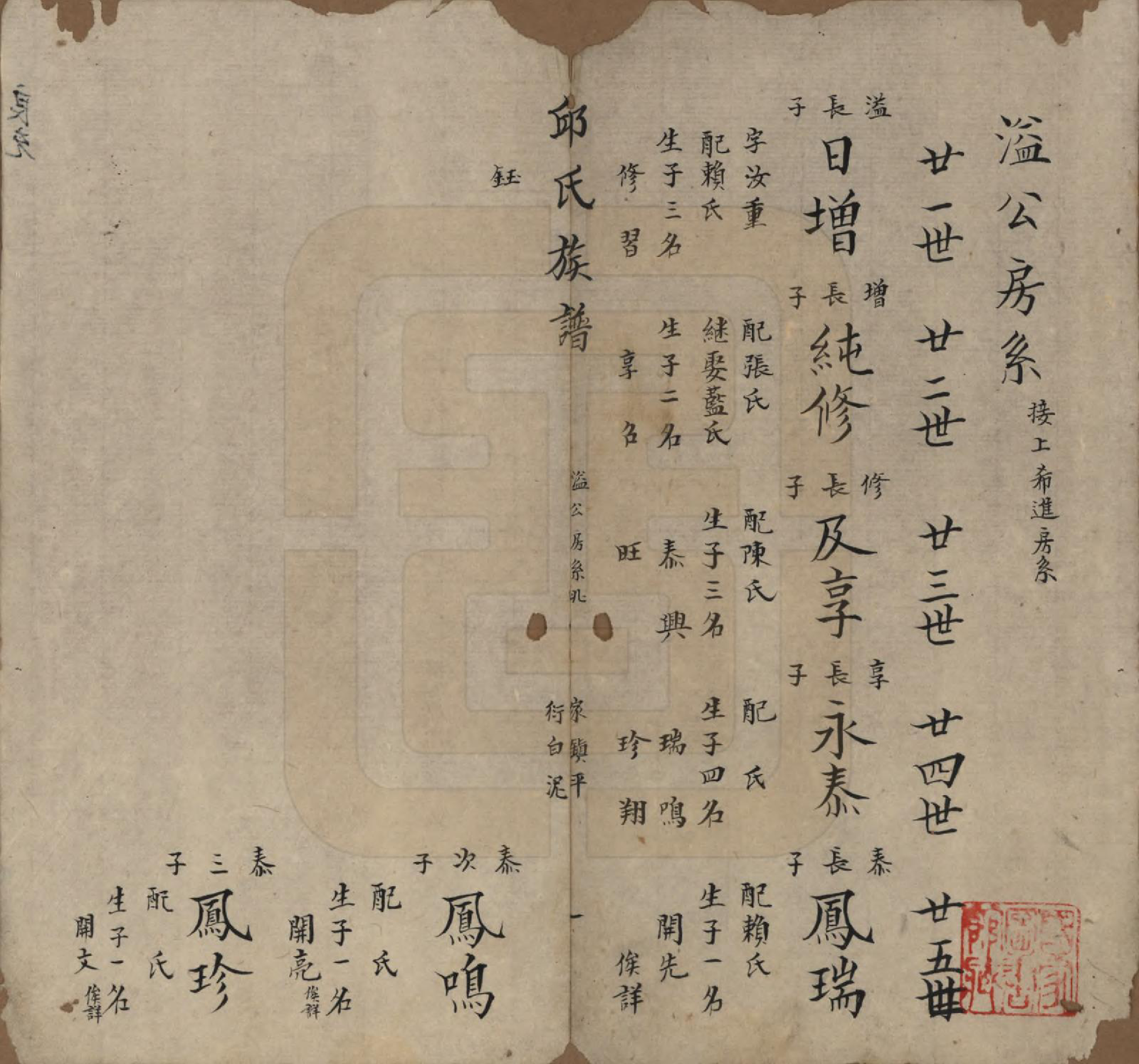 GTJP1207.邱.福建兴化.邱氏族谱.清道光二十八年(1848)_006.pdf_第1页