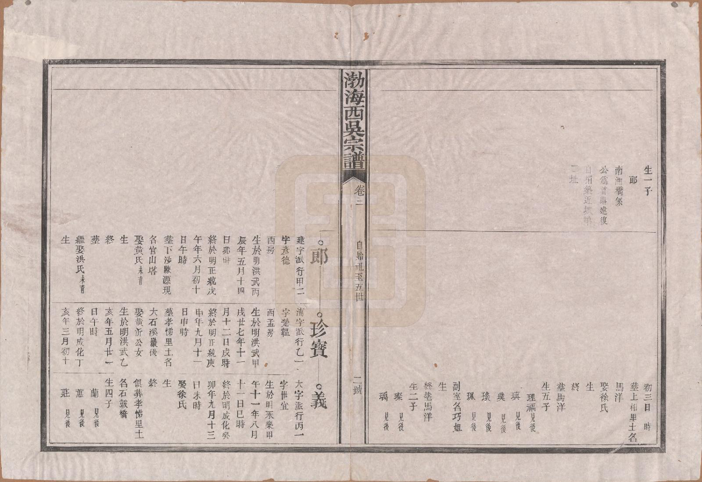 GTJP1701.吴.福建浦城.西吴（吴氏）宗谱十二卷.清光绪十七年（1891）_003.pdf_第3页