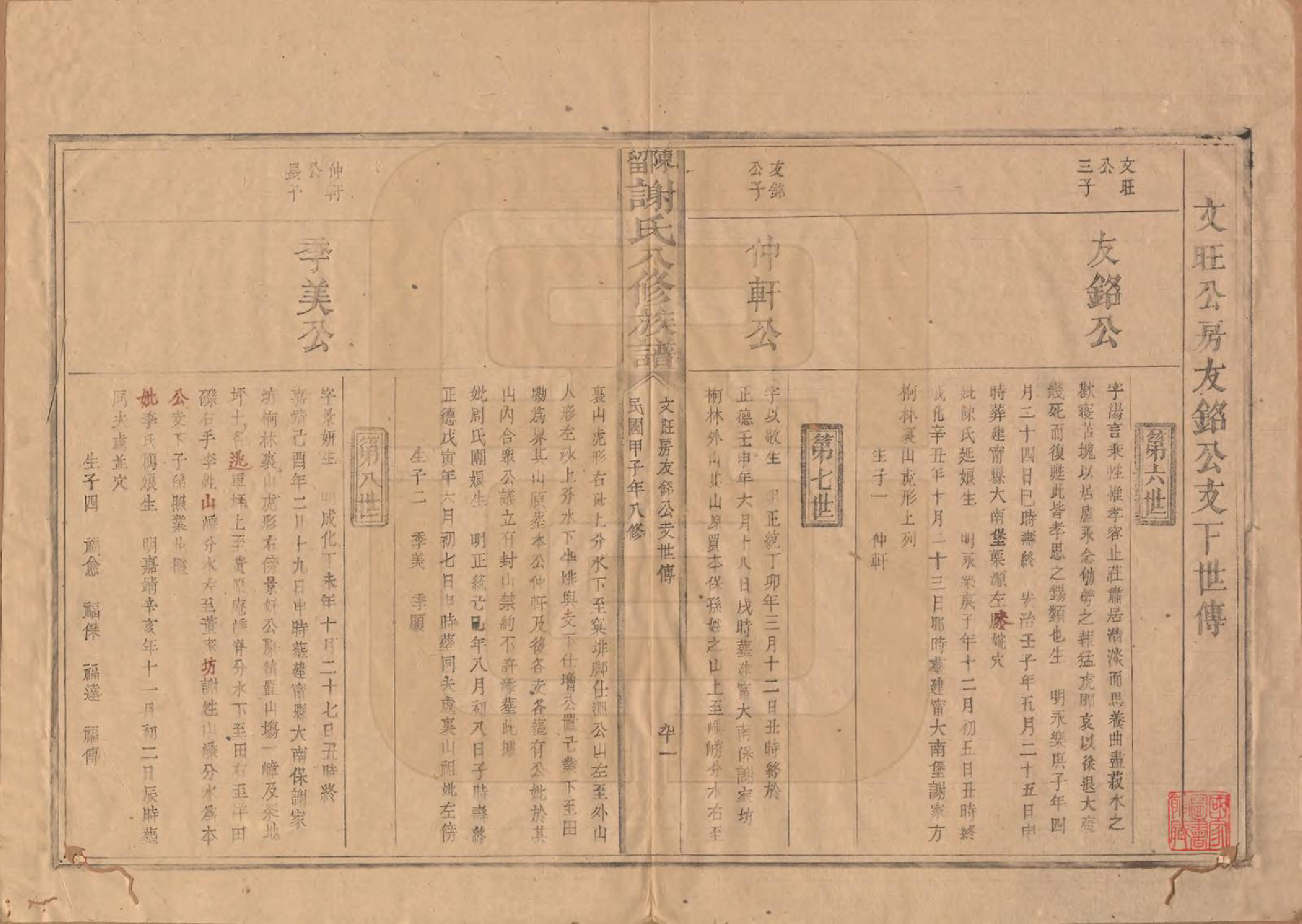 GTJP1770.谢.福建建宁.陈留谢氏八修族谱.民国13年[1924]_009.pdf_第1页