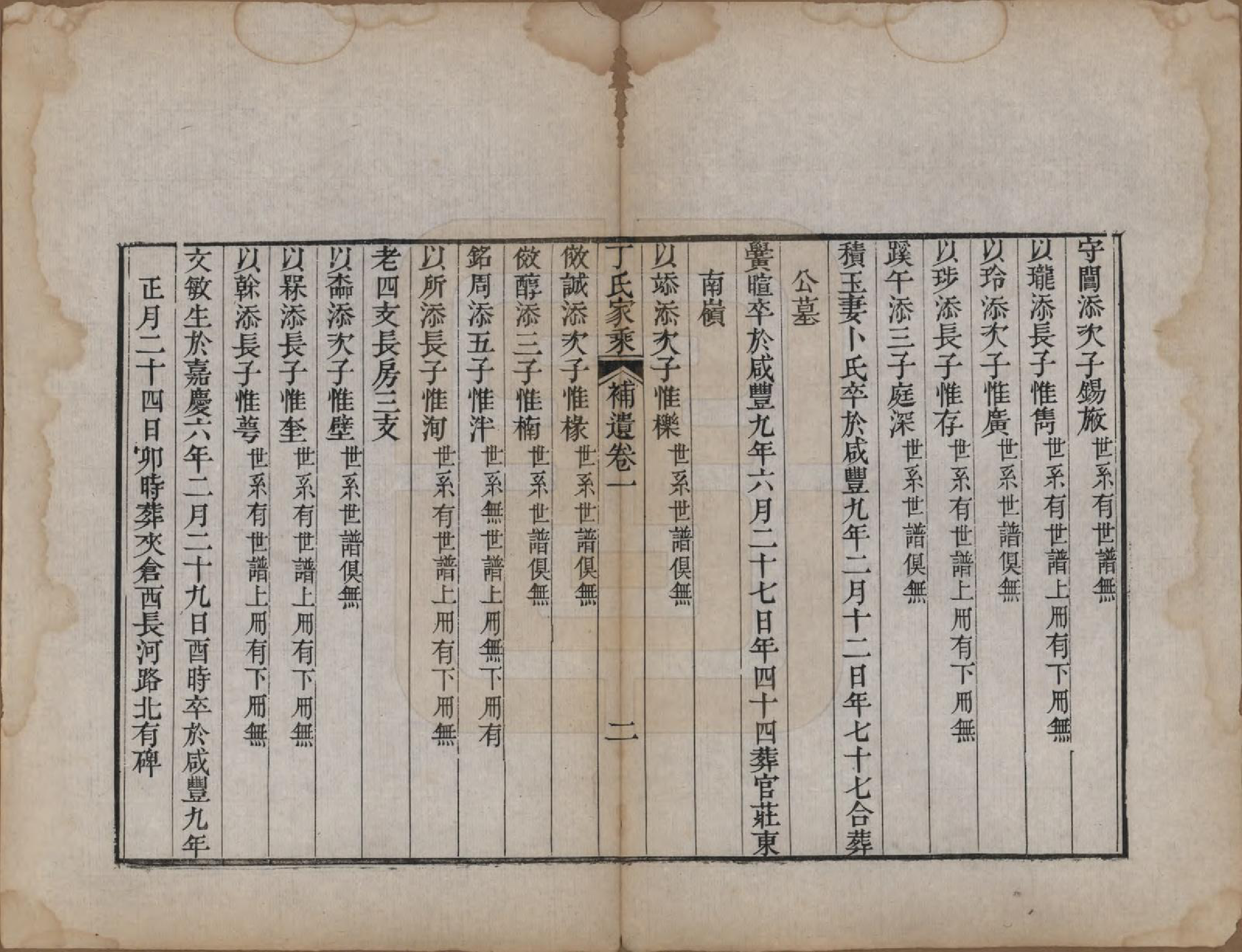 GTJP0299.丁.山东日照.日照丁氏家乘五十四卷.清咸丰七年至十年（1857—1860）_038.pdf_第2页