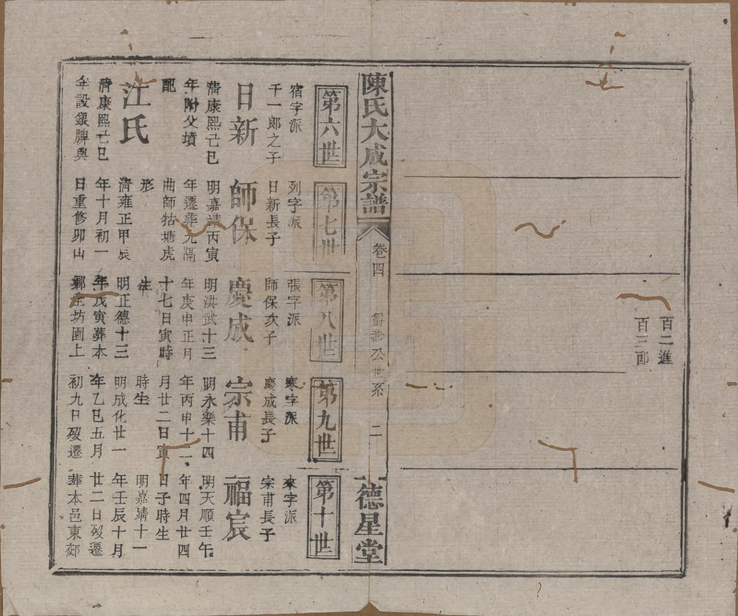 GTJP0205.陈.河南许昌.陈氏大成宗谱三十三卷.清光绪十四年（1888）_204.pdf_第2页