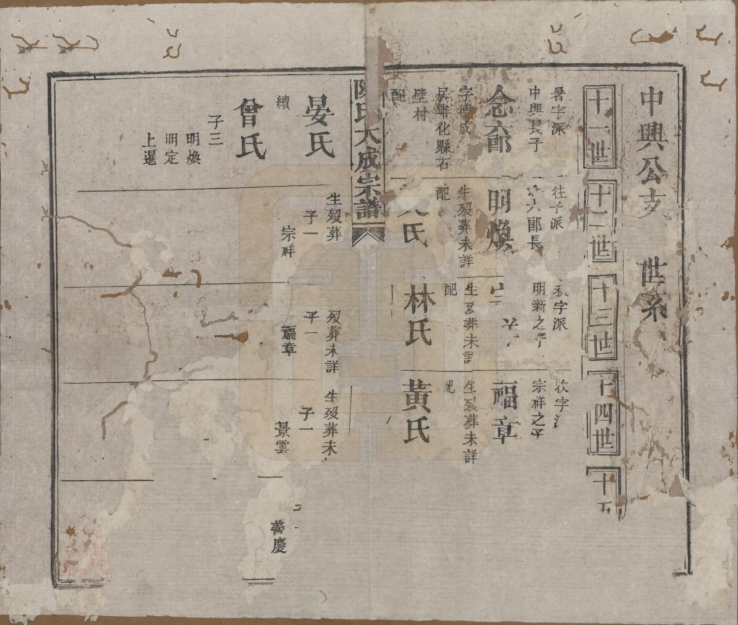 GTJP0205.陈.河南许昌.陈氏大成宗谱三十三卷.清光绪十四年（1888）_207.pdf_第1页
