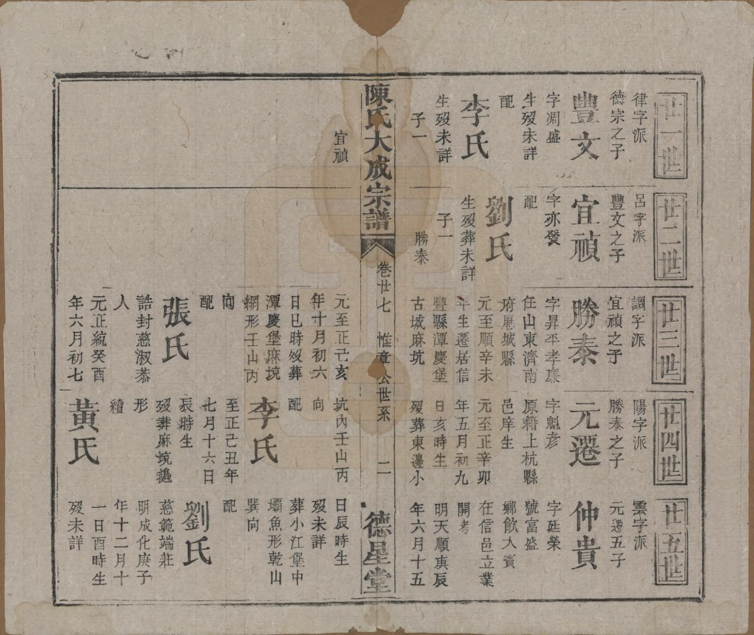 GTJP0205.陈.河南许昌.陈氏大成宗谱三十三卷.清光绪十四年（1888）_227.pdf_第2页