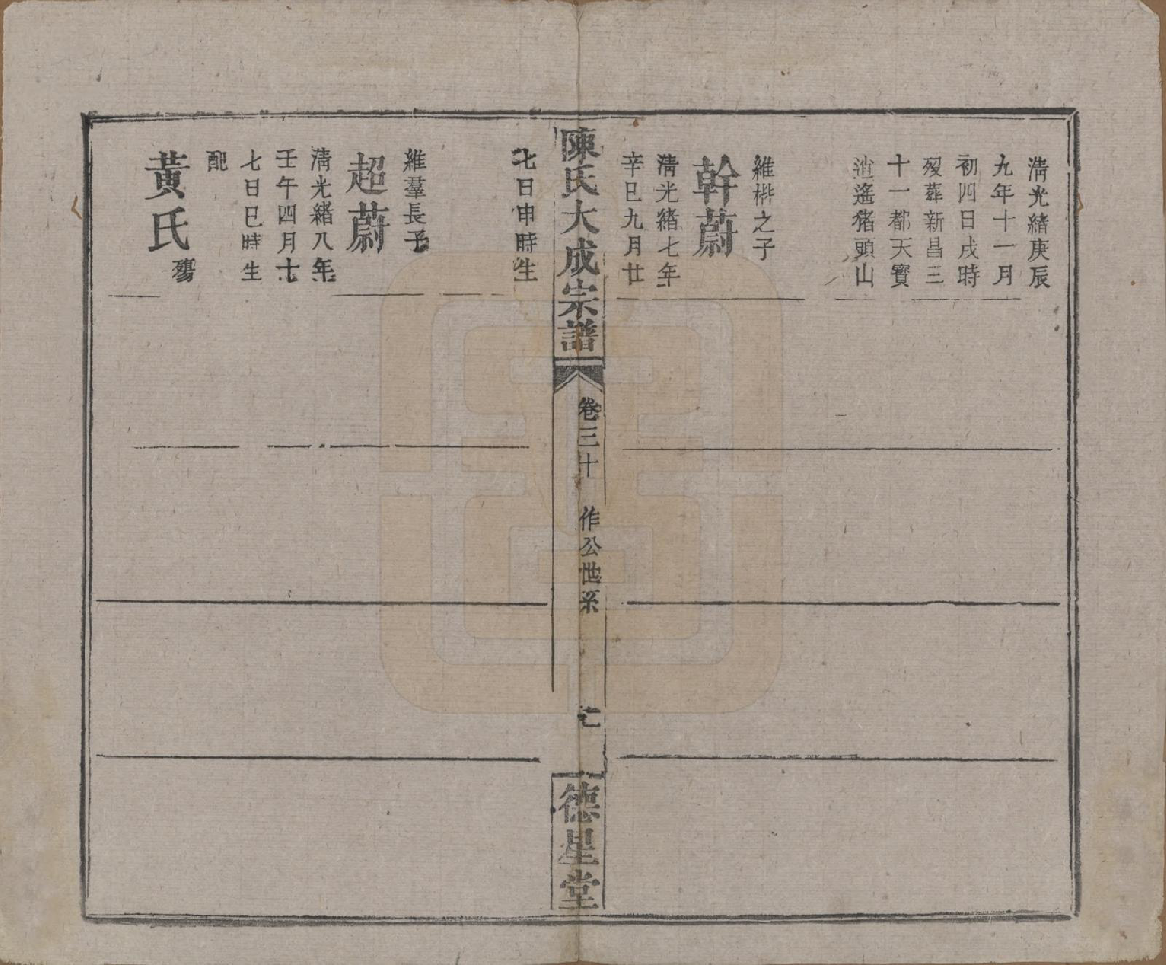 GTJP0205.陈.河南许昌.陈氏大成宗谱三十三卷.清光绪十四年（1888）_230.pdf_第2页