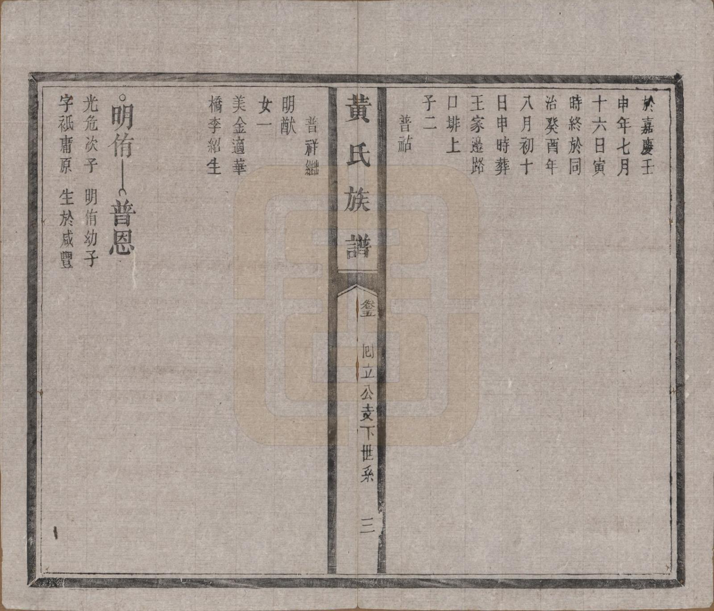 GTJP0617.黄.河南.黄氏族谱五卷首一卷末一卷.清光绪八年（1882）_005.pdf_第3页