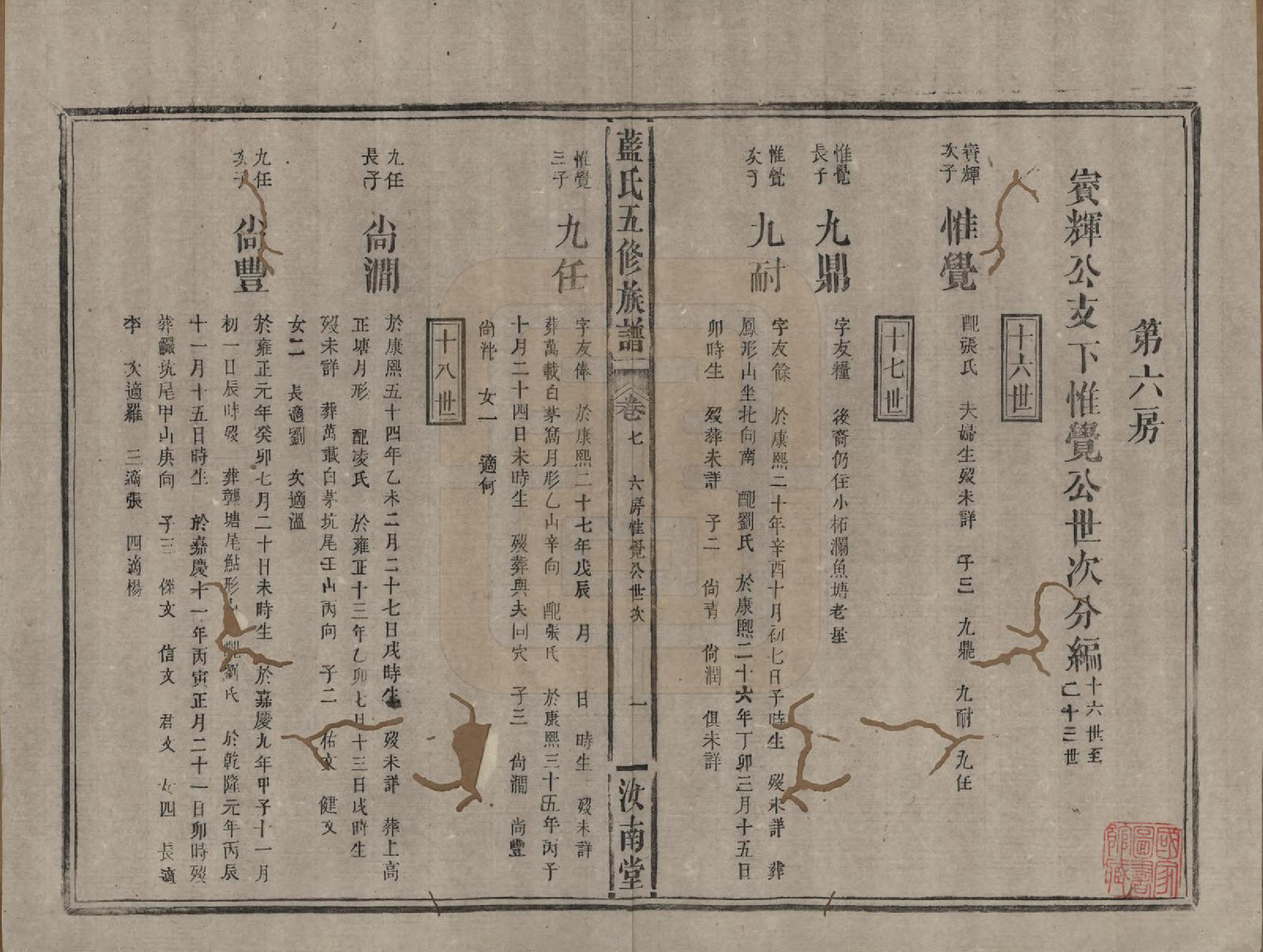 GTJP0754.蓝.河南汝南.蓝氏五修族谱十四卷卷首一卷卷末一卷.清光绪二十六年（1900）_007.pdf_第1页