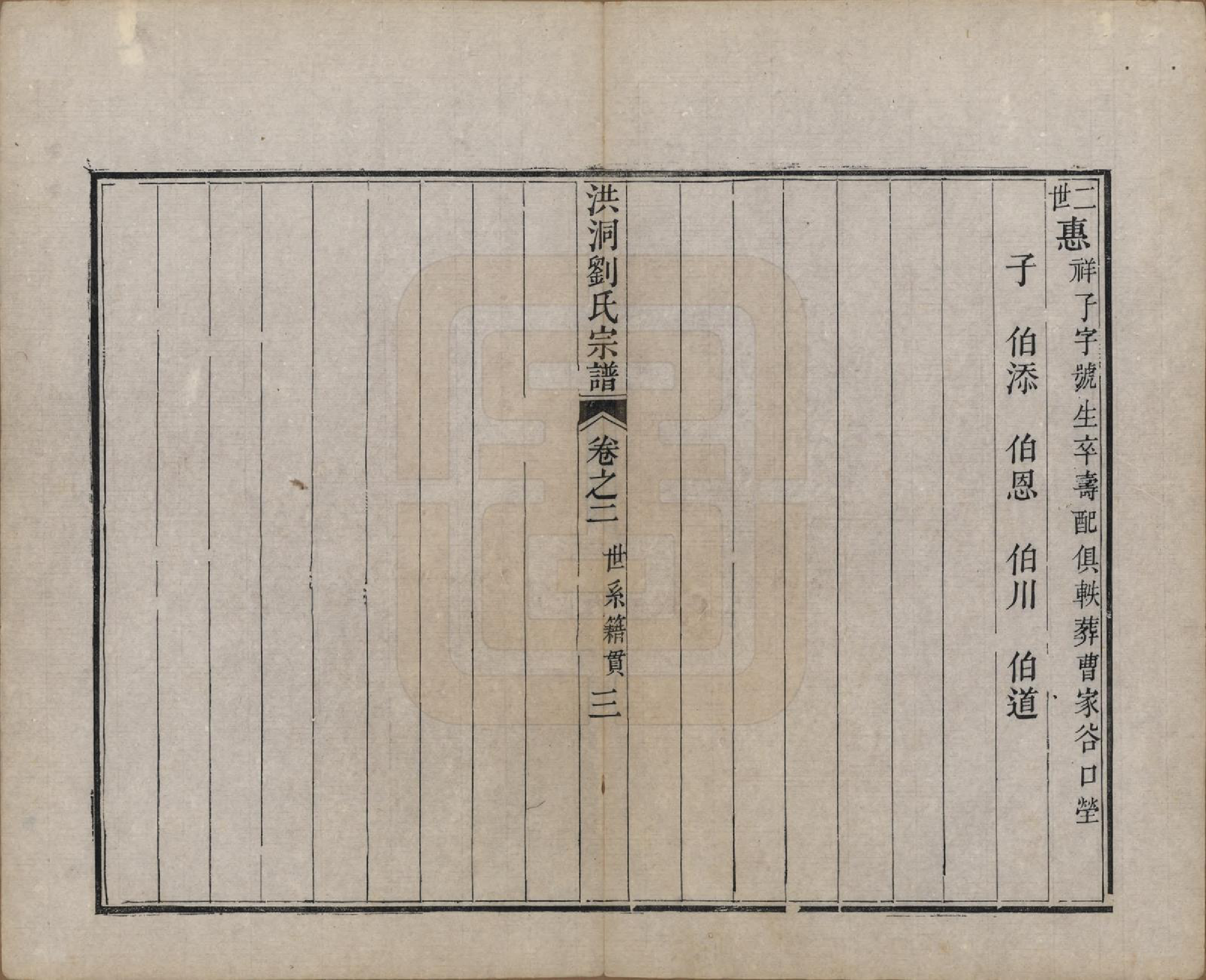 GTJP0913.刘.山西洪洞.洪洞刘氏宗谱.嘉庆十五年（1810）_002.pdf_第3页