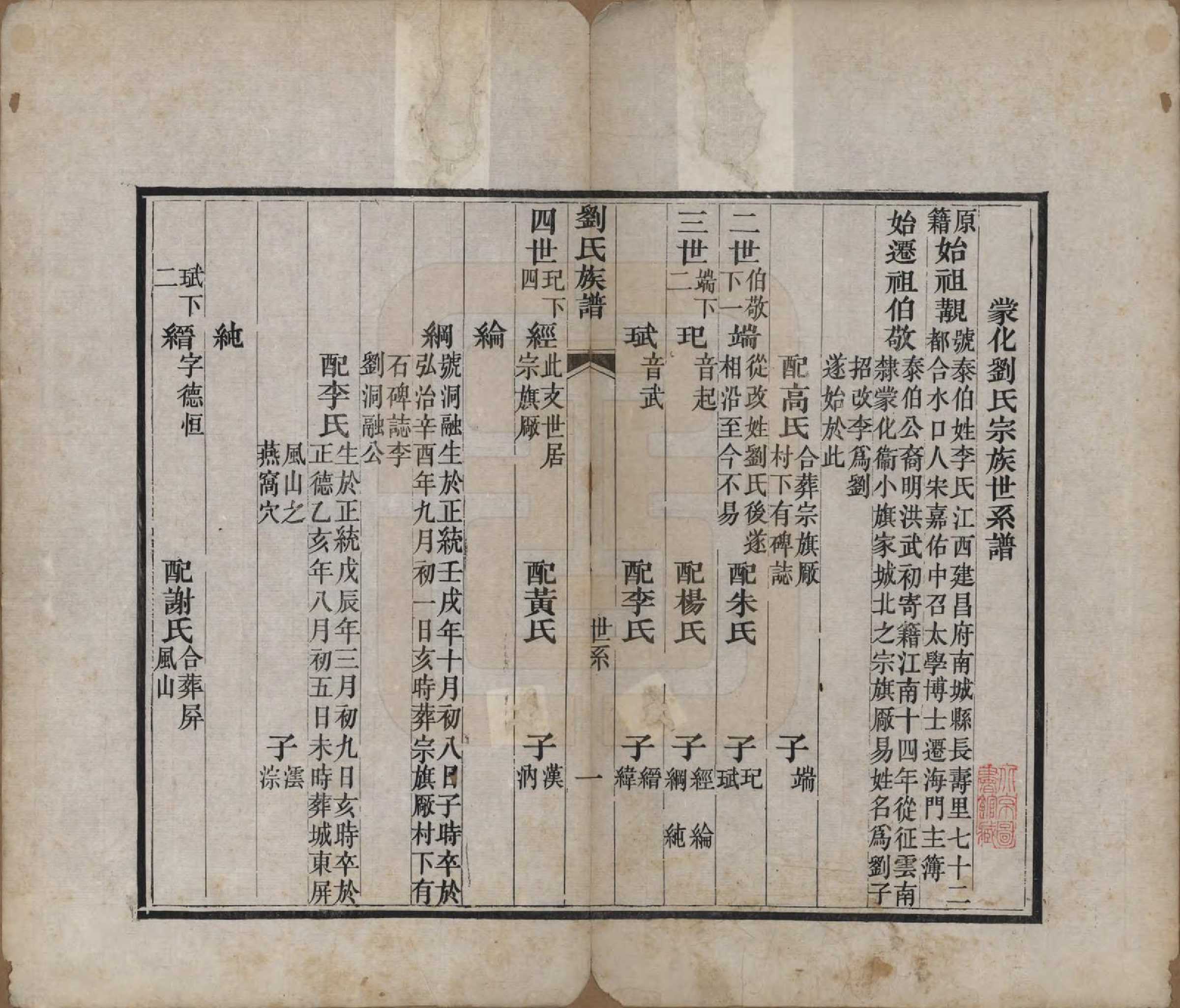 GTJP0968.刘.云南蒙化.蒙化刘氏宗族世系谱.清光绪间(1875-1908)_001.pdf_第2页