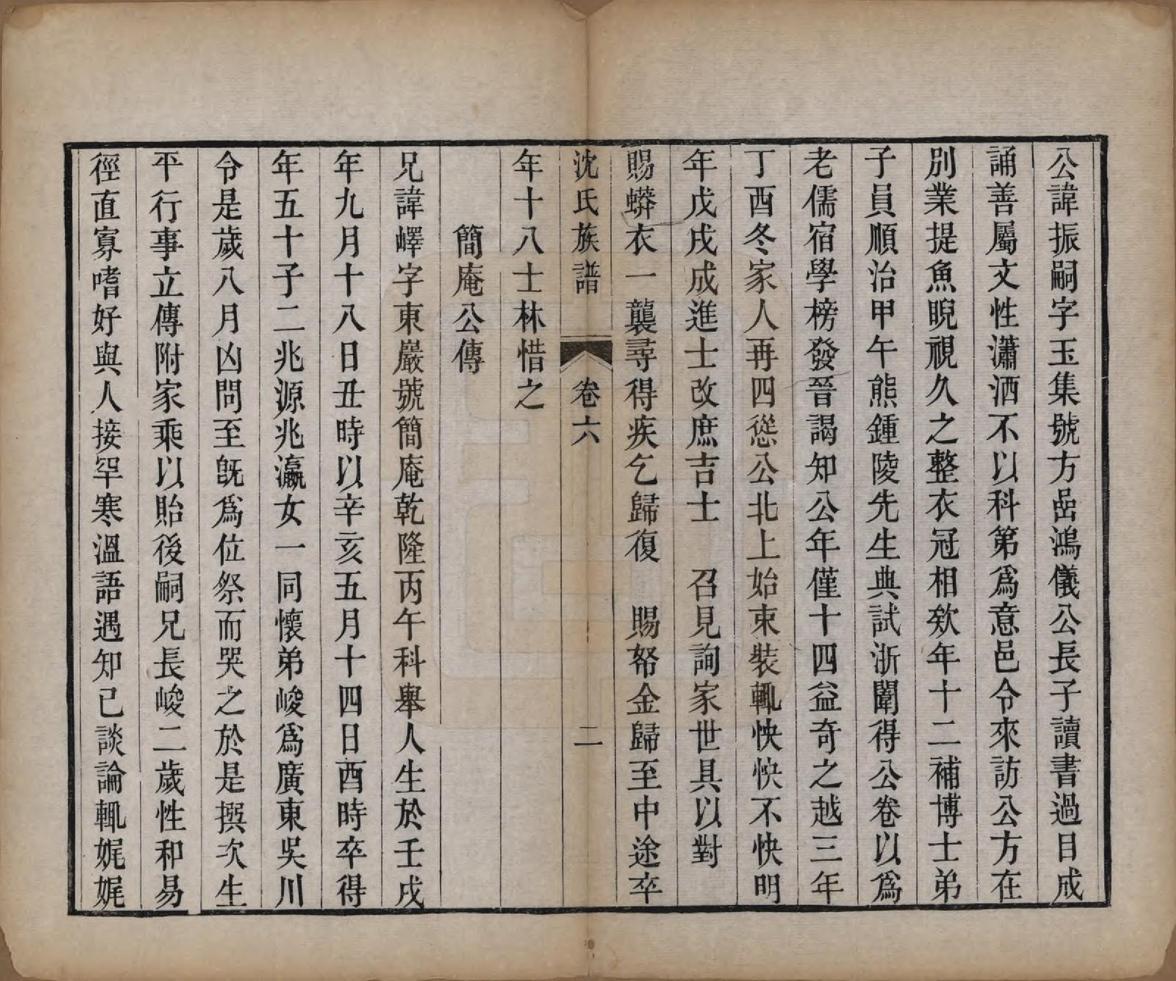 GTJP1273.沈.天津.沈氏族谱六卷附世系图.清道光二十八年（1939）_006.pdf_第2页