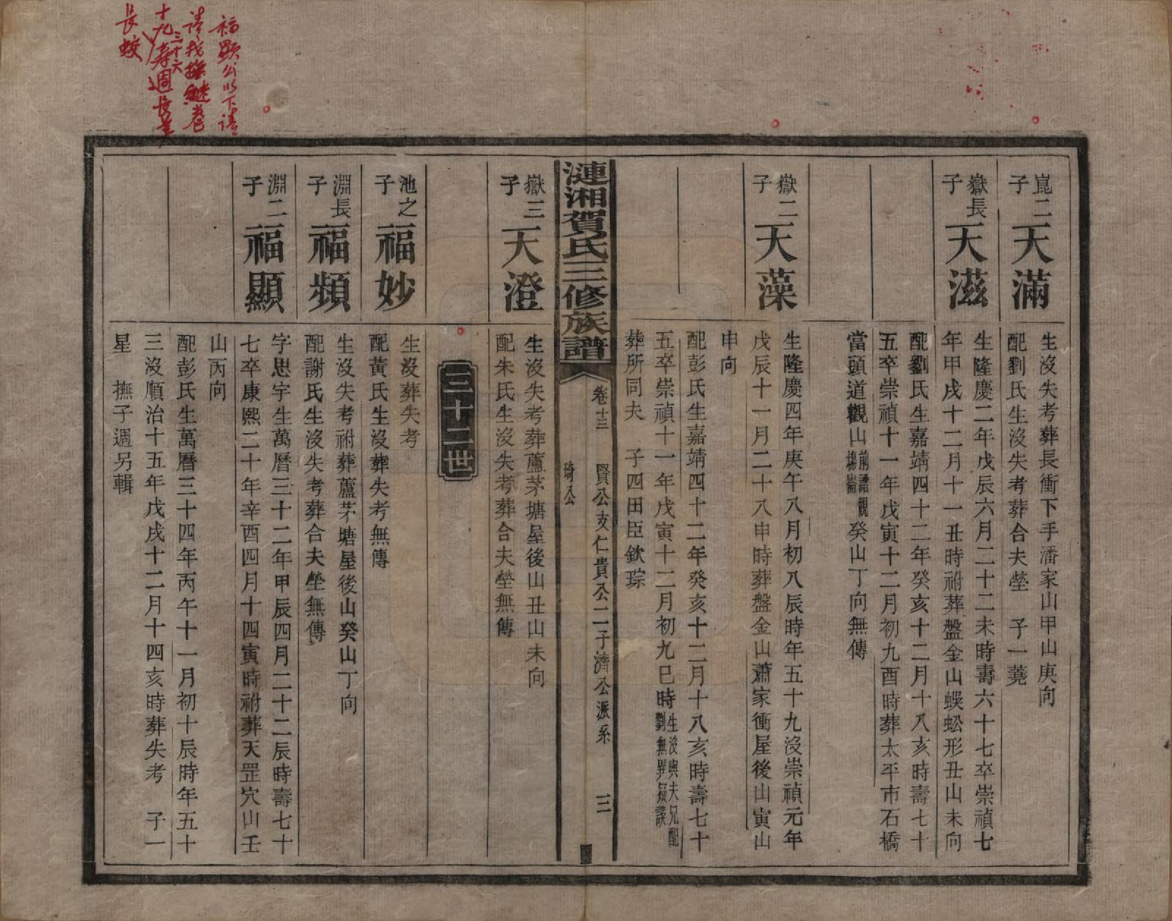 GTJP0501.贺.涟湘贺氏三修族谱.民国3年[1914]_013.pdf_第3页