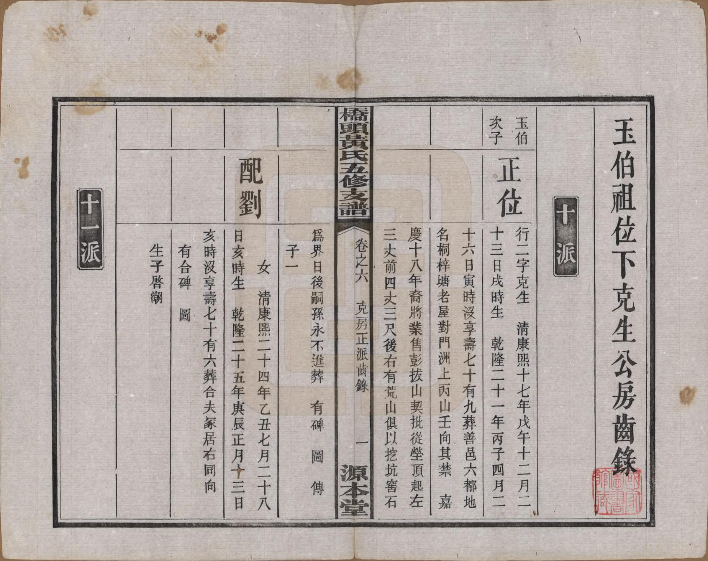 GTJP0590.黄.湘潭桥头黄氏五修支谱二十卷.民国三十年（1941）_006.pdf_第2页