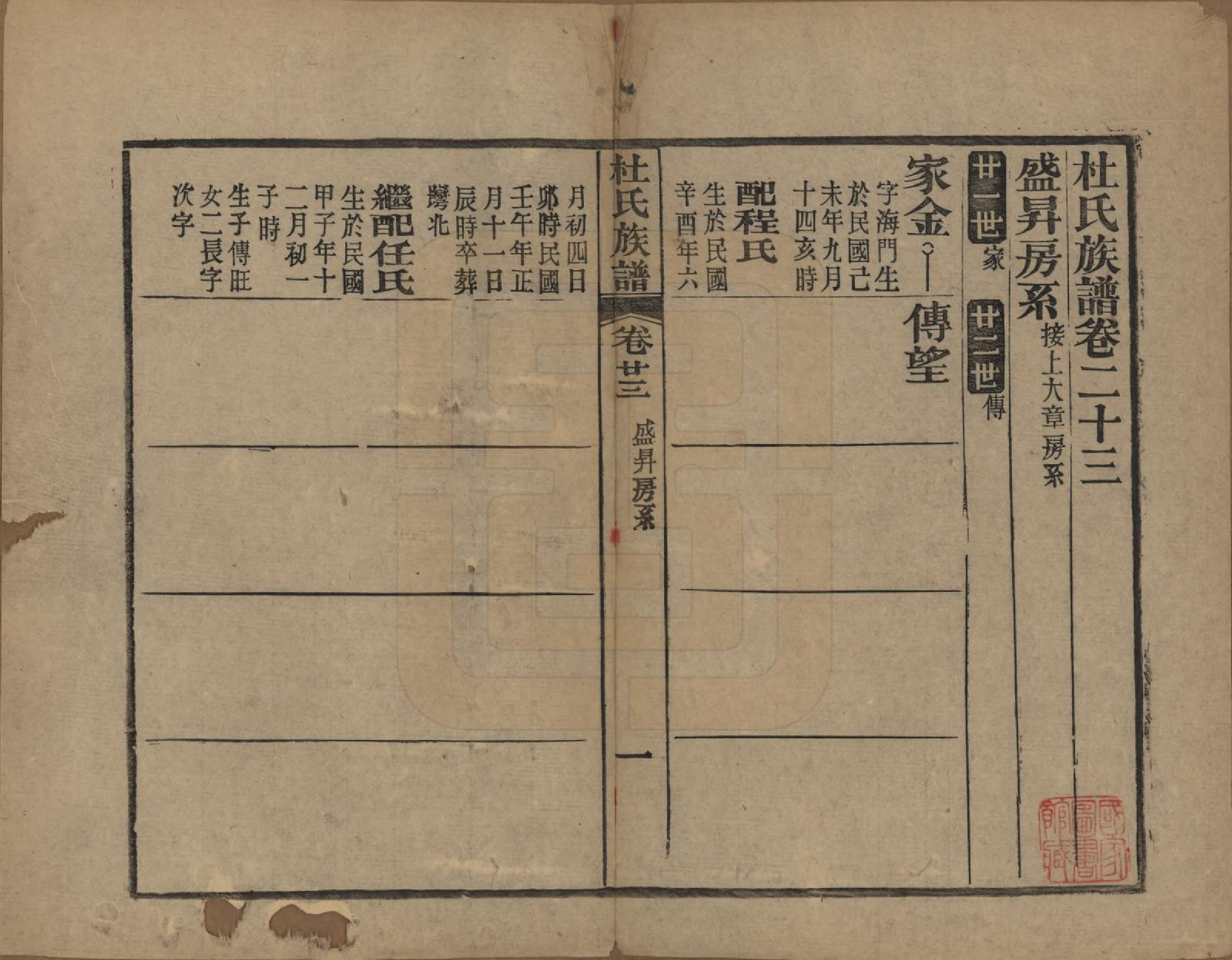 GTJP0310.杜.黄冈杜氏族谱二十六卷卷首四卷.民国三十七年[1948]_023.pdf_第1页