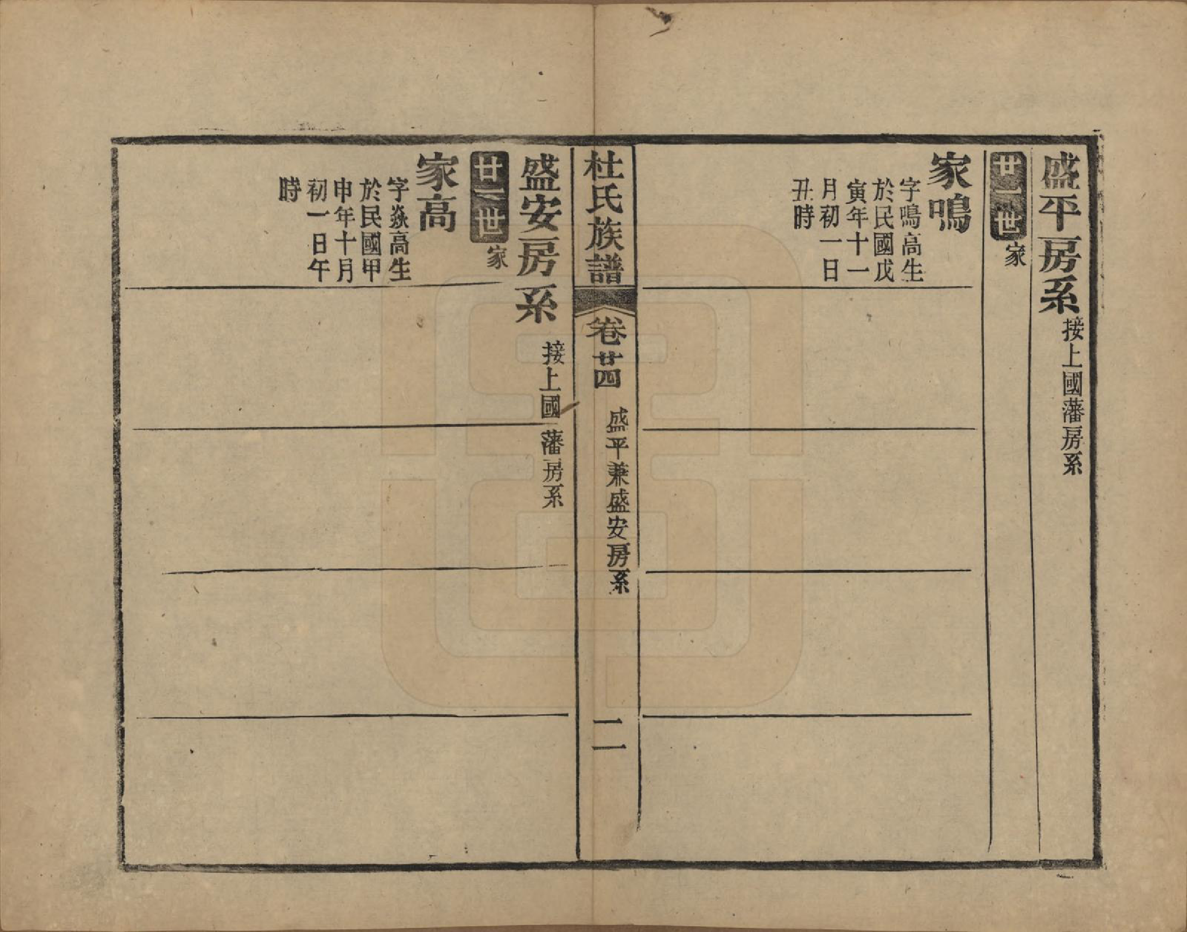 GTJP0310.杜.黄冈杜氏族谱二十六卷卷首四卷.民国三十七年[1948]_024.pdf_第2页